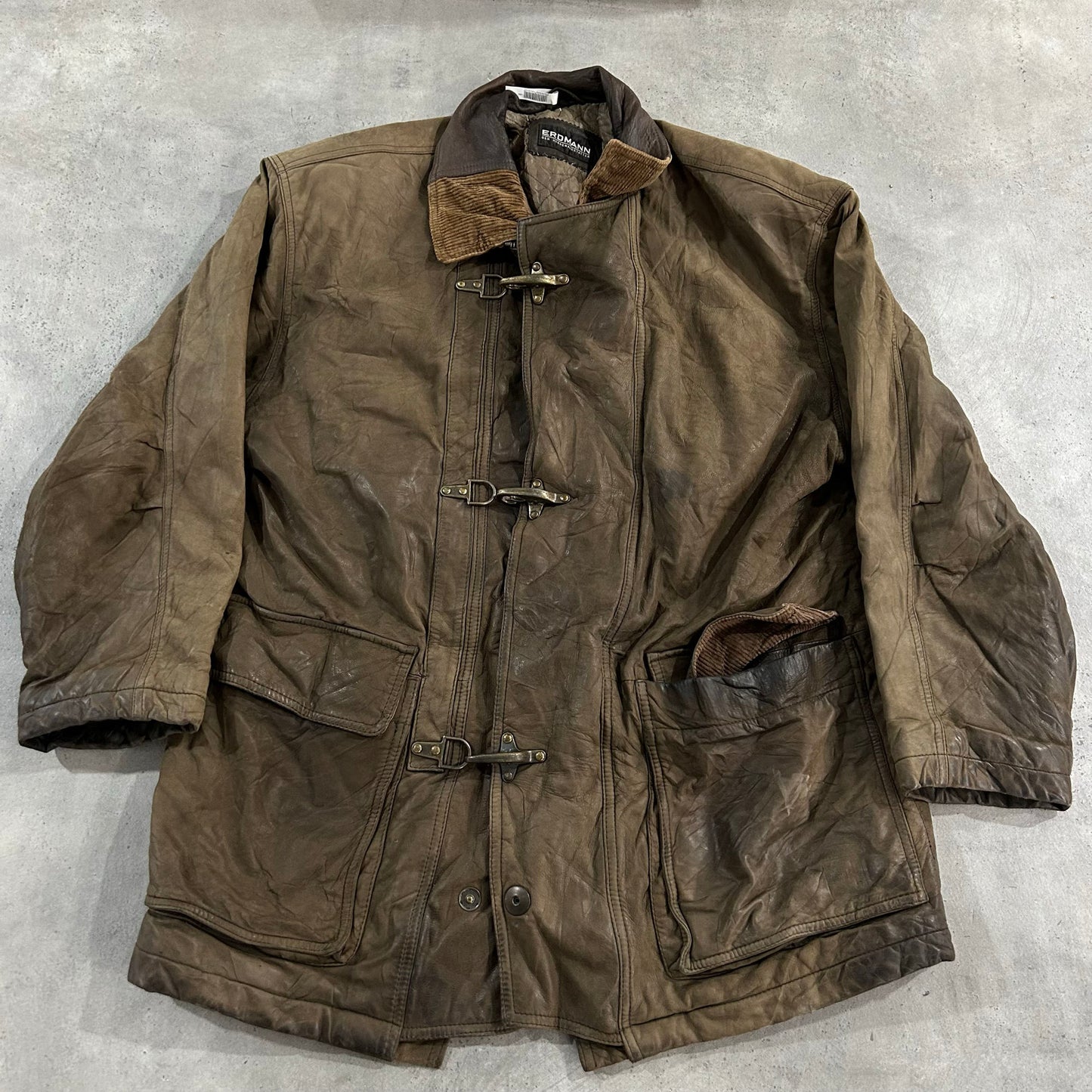 Vintage 70s-90s Germany Workwear Mid-Length Leather Jackets