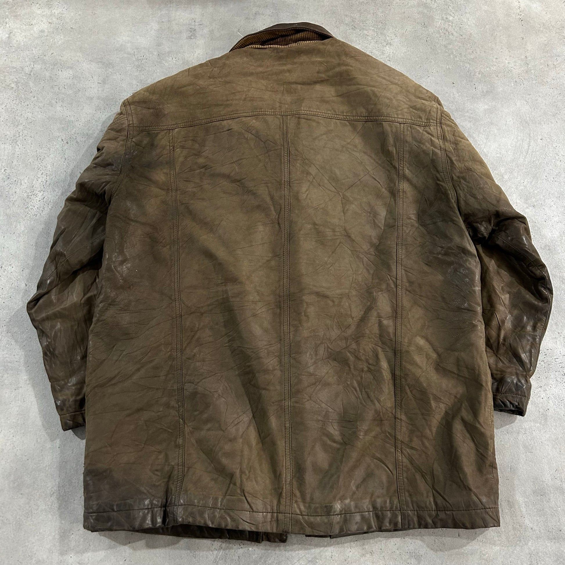 Vintage 70s-90s Germany Workwear Mid-Length Leather Jackets