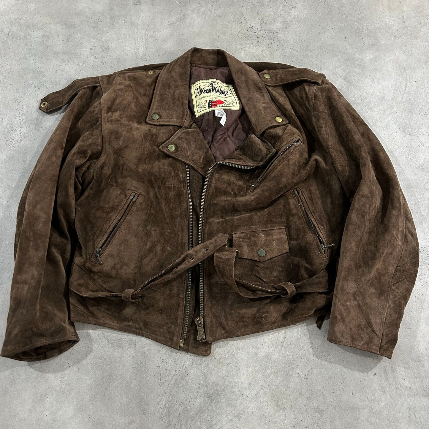 Vintage 70s-90s France Double Rider Leather Jackets
