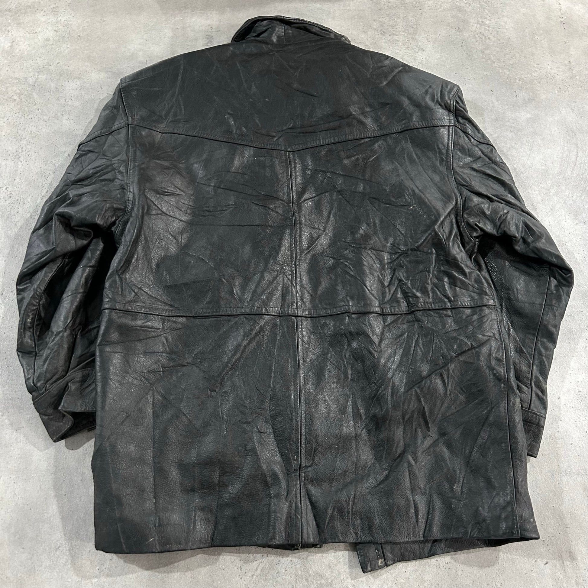 Vintage 70s-90s France Mid-Length Leather Jackets