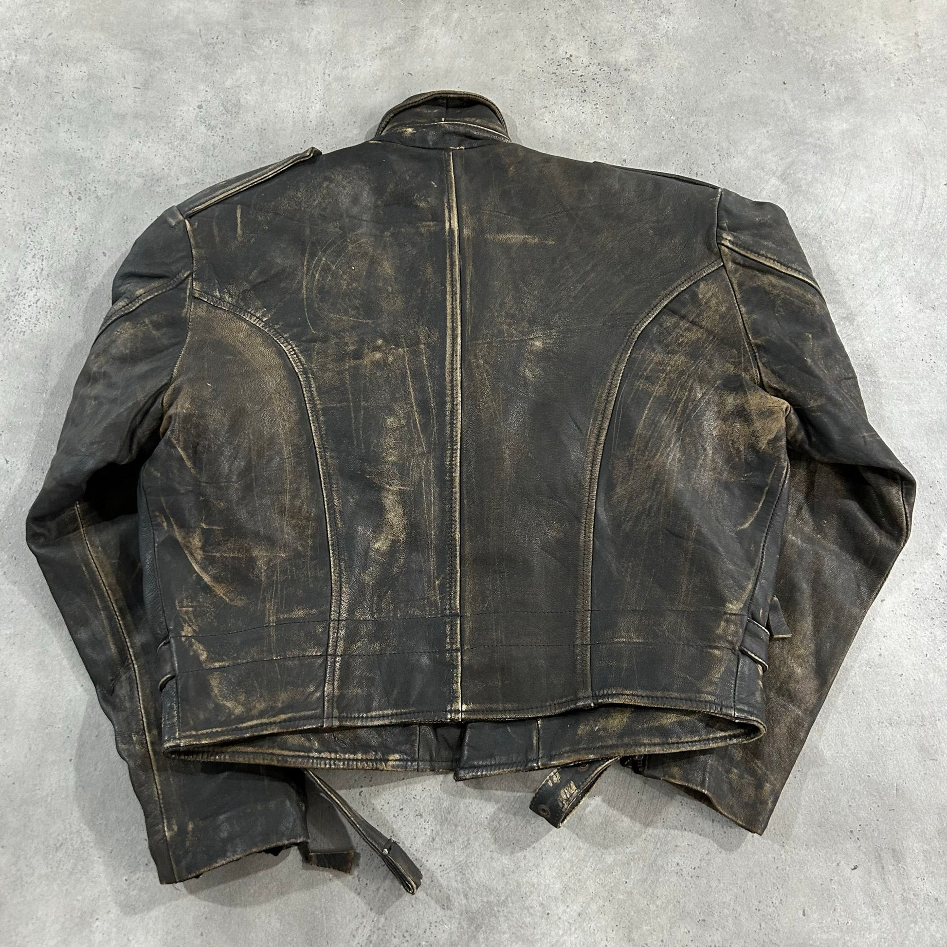 Vintage 70s-90s Germany Double Rider Leather Jackets