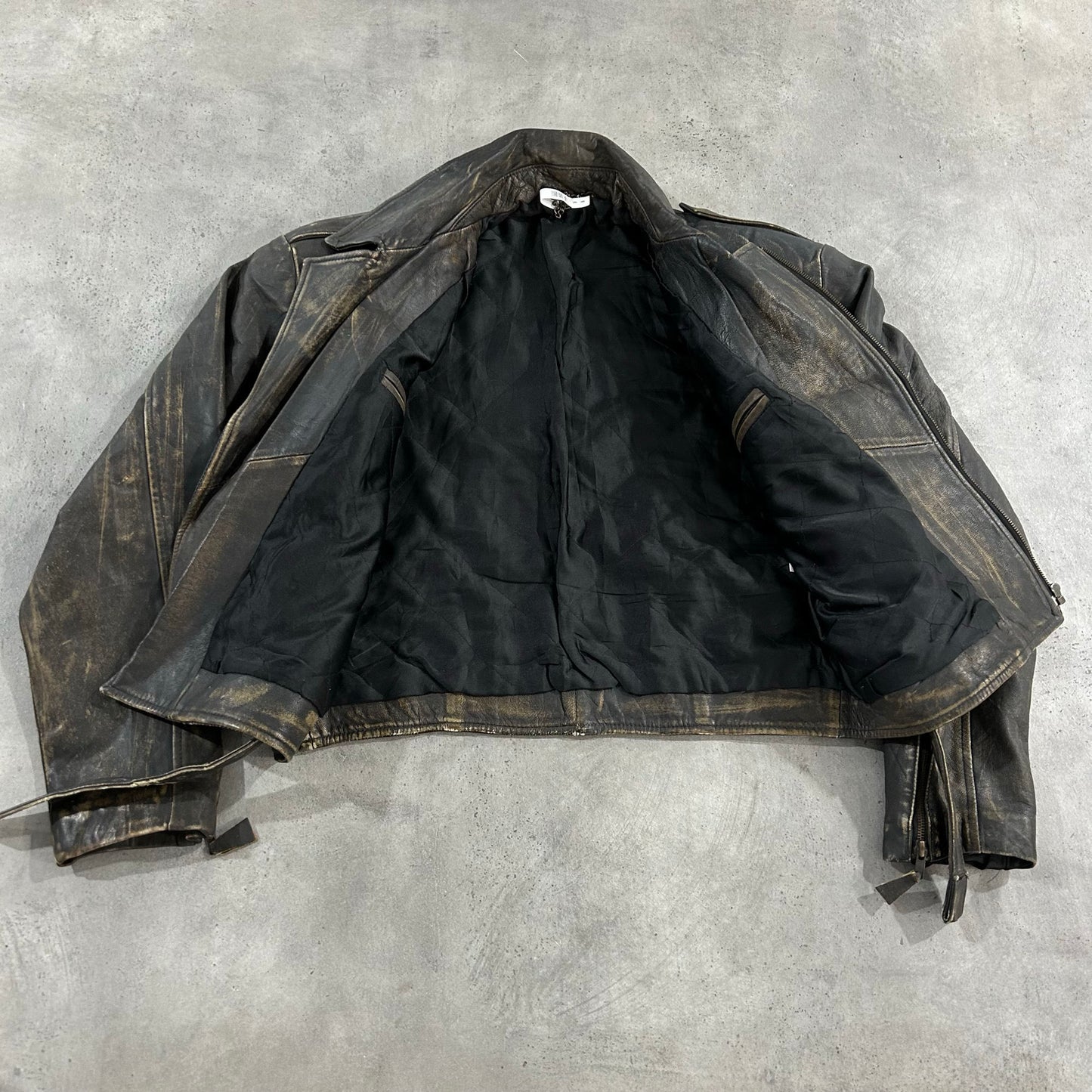 Vintage 70s-90s Germany Double Rider Leather Jackets