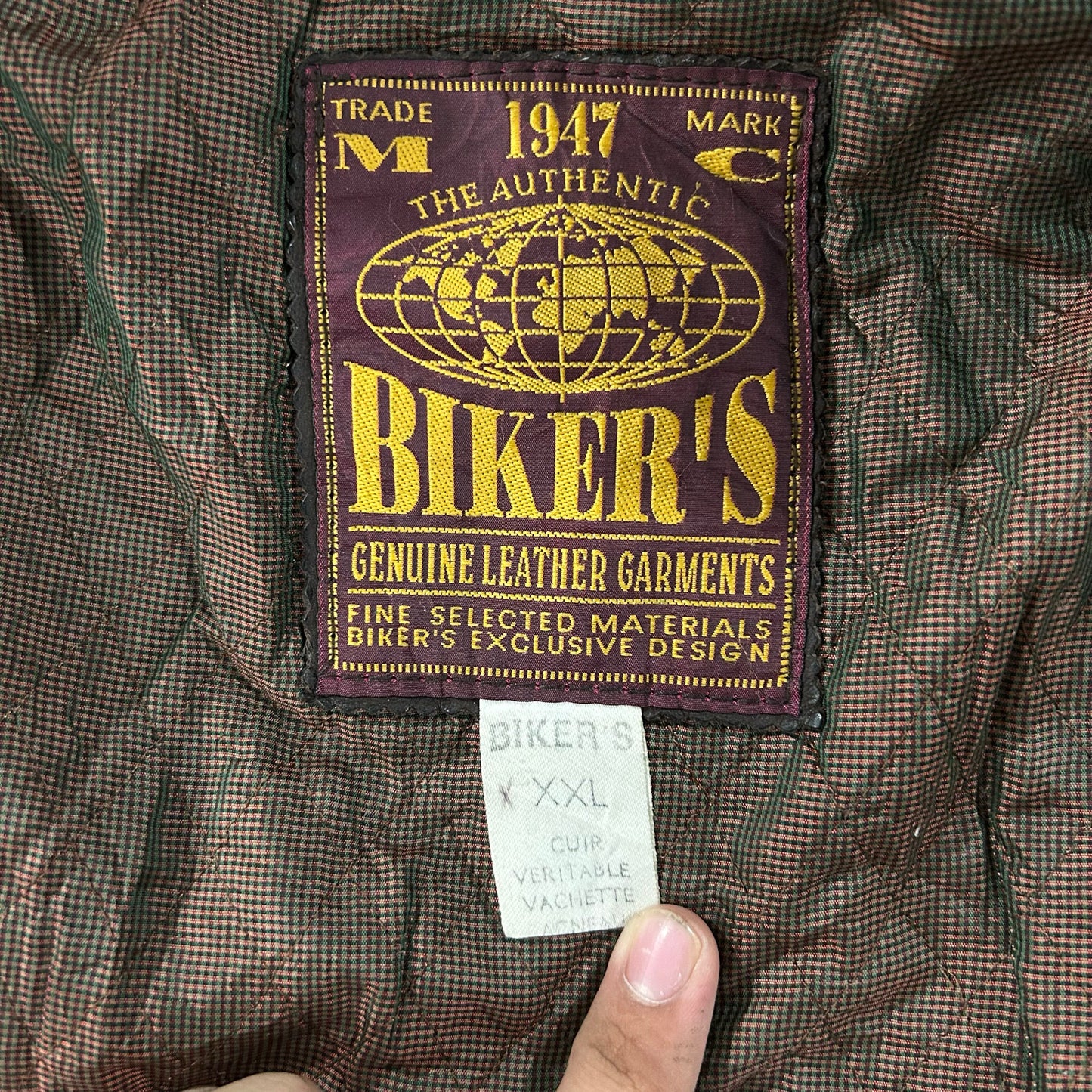 Vintage 70s-90s France Workwear Mid-Length Leather Jackets