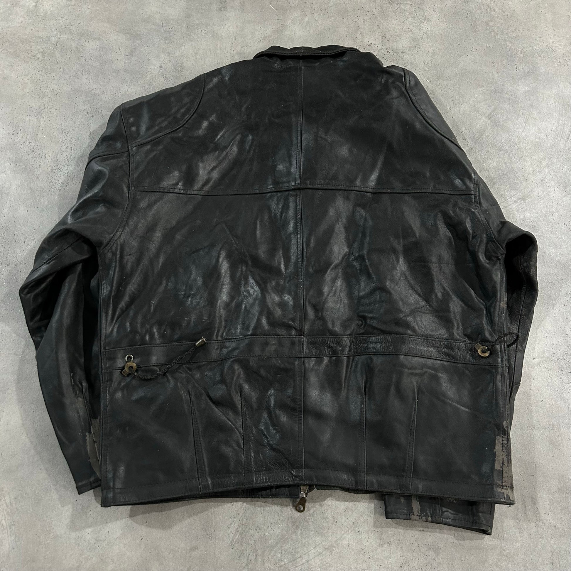 Vintage 70s-90s France Workwear Leather Jackets