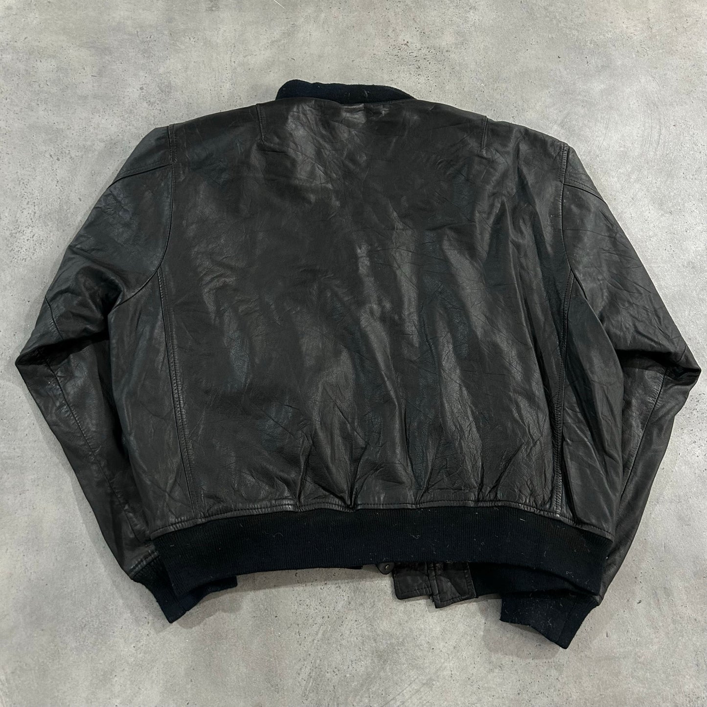 Vintage 70s-90s France Chevignon Military Flight Leather Jackets