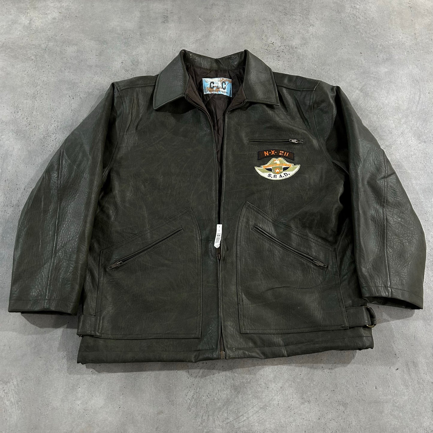 Vintage 70s-90s Italy Flight Leather Jackets