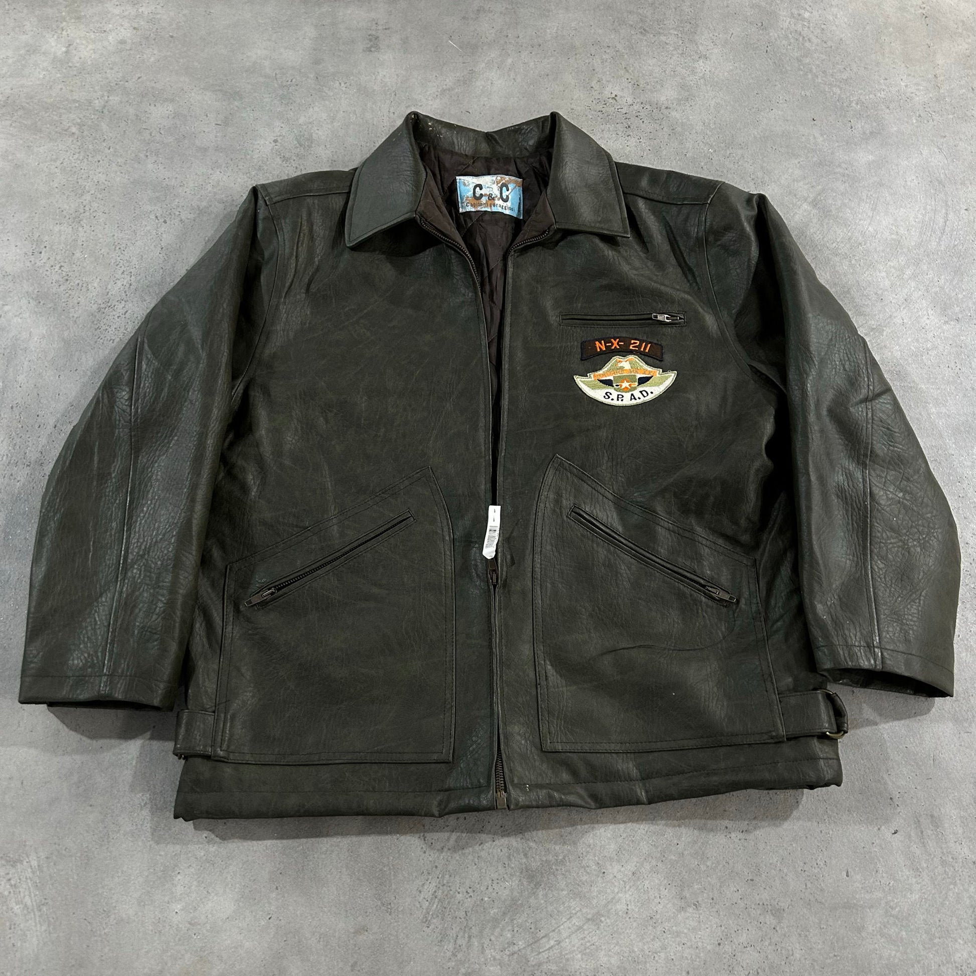 Vintage 70s-90s Italy Flight Leather Jackets