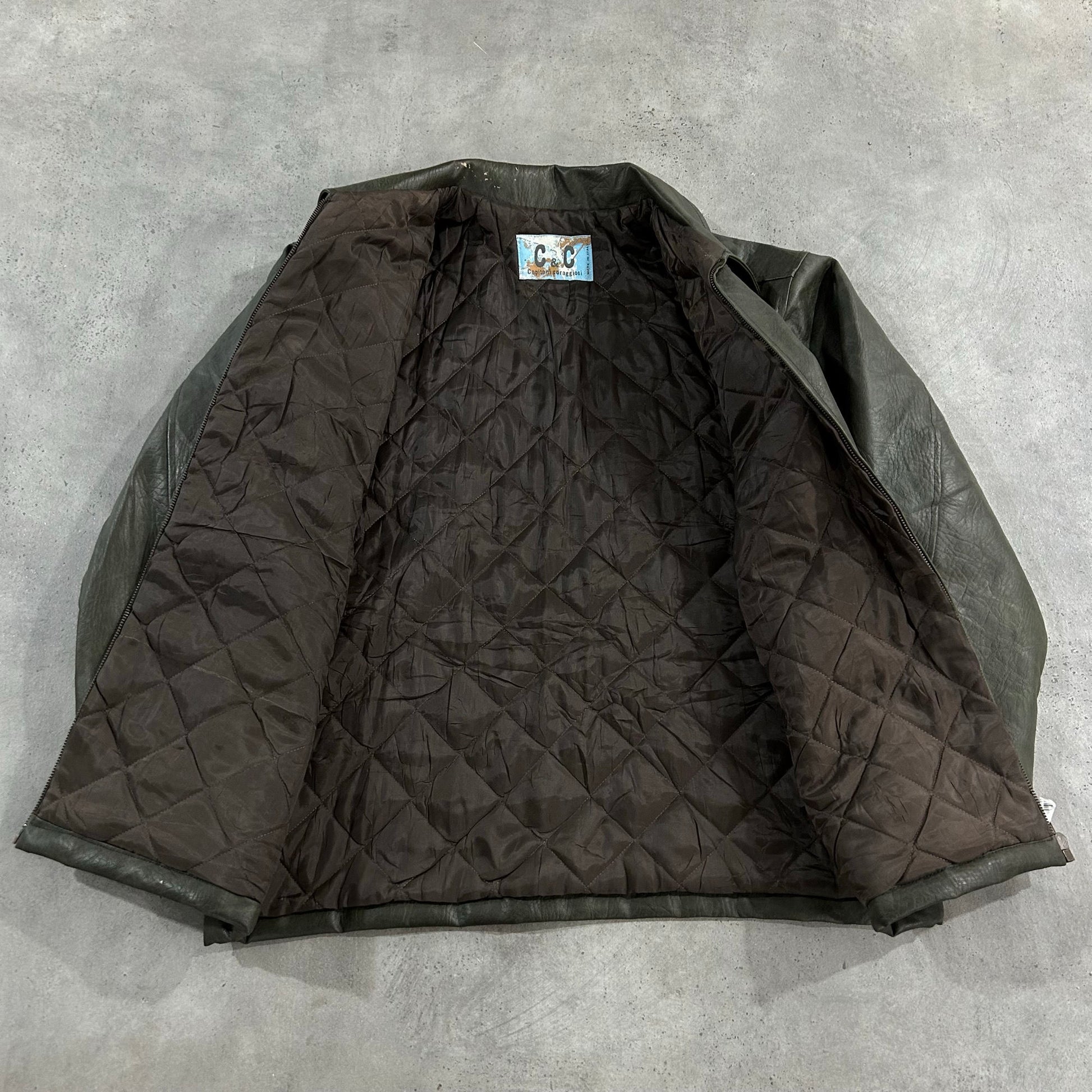 Vintage 70s-90s Italy Flight Leather Jackets