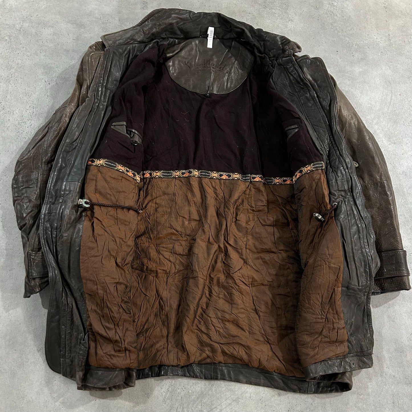 Vintage 70s-90s France Workwear Mid-Length Leather Jackets