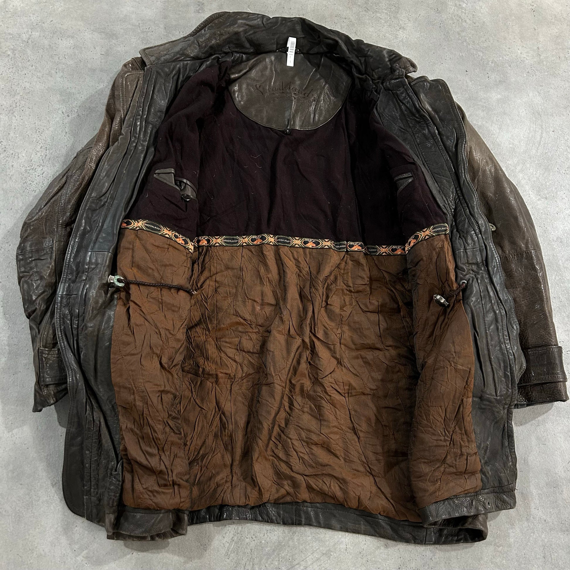 Vintage 70s-90s France Workwear Mid-Length Leather Jackets