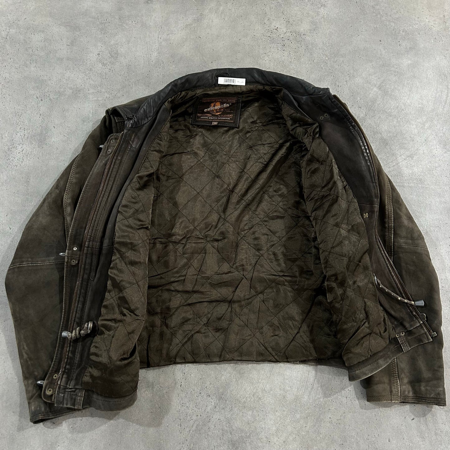 Vintage 70s-90s France Workwear Leather Jackets