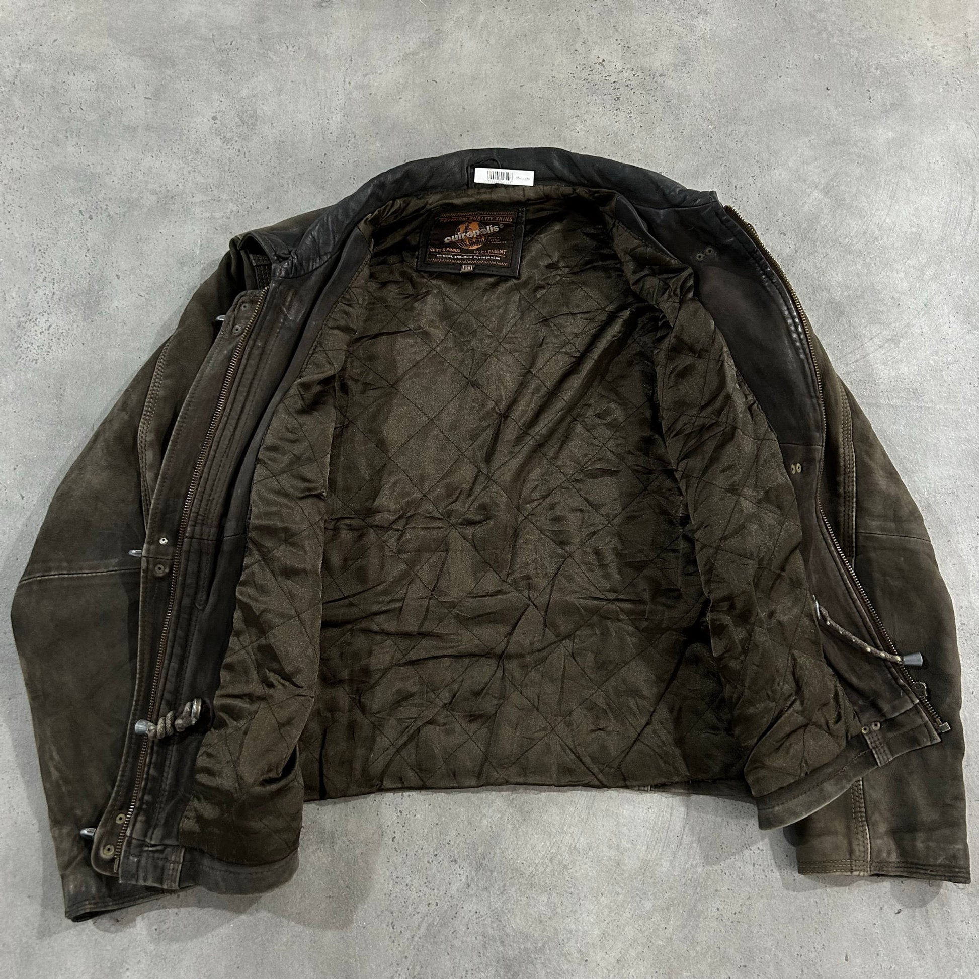 Vintage 70s-90s France Workwear Leather Jackets