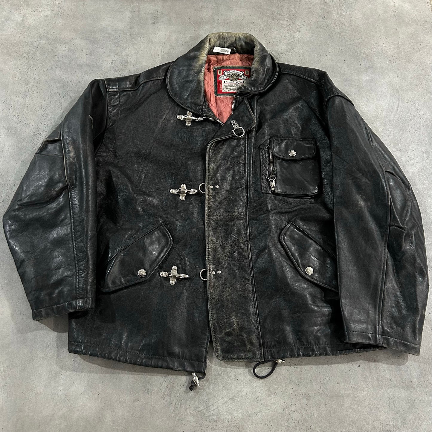 Vintage 70s-90s Italy Workwear Leather Jackets