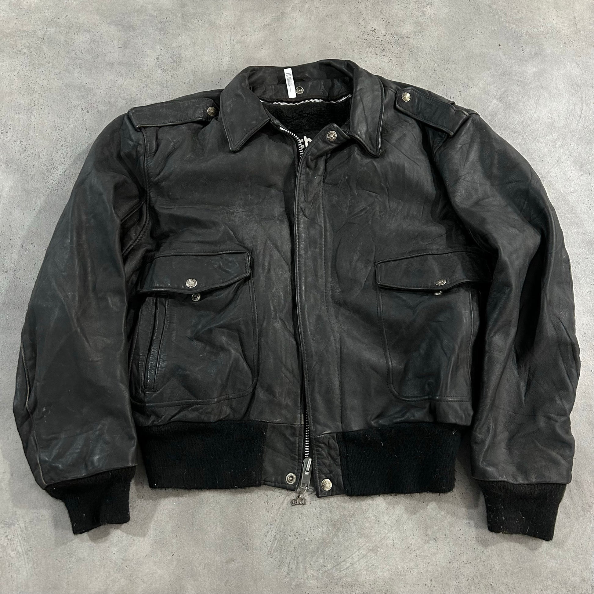 Vintage 70s-90s USA Schott Military A-2 Leather Jackets