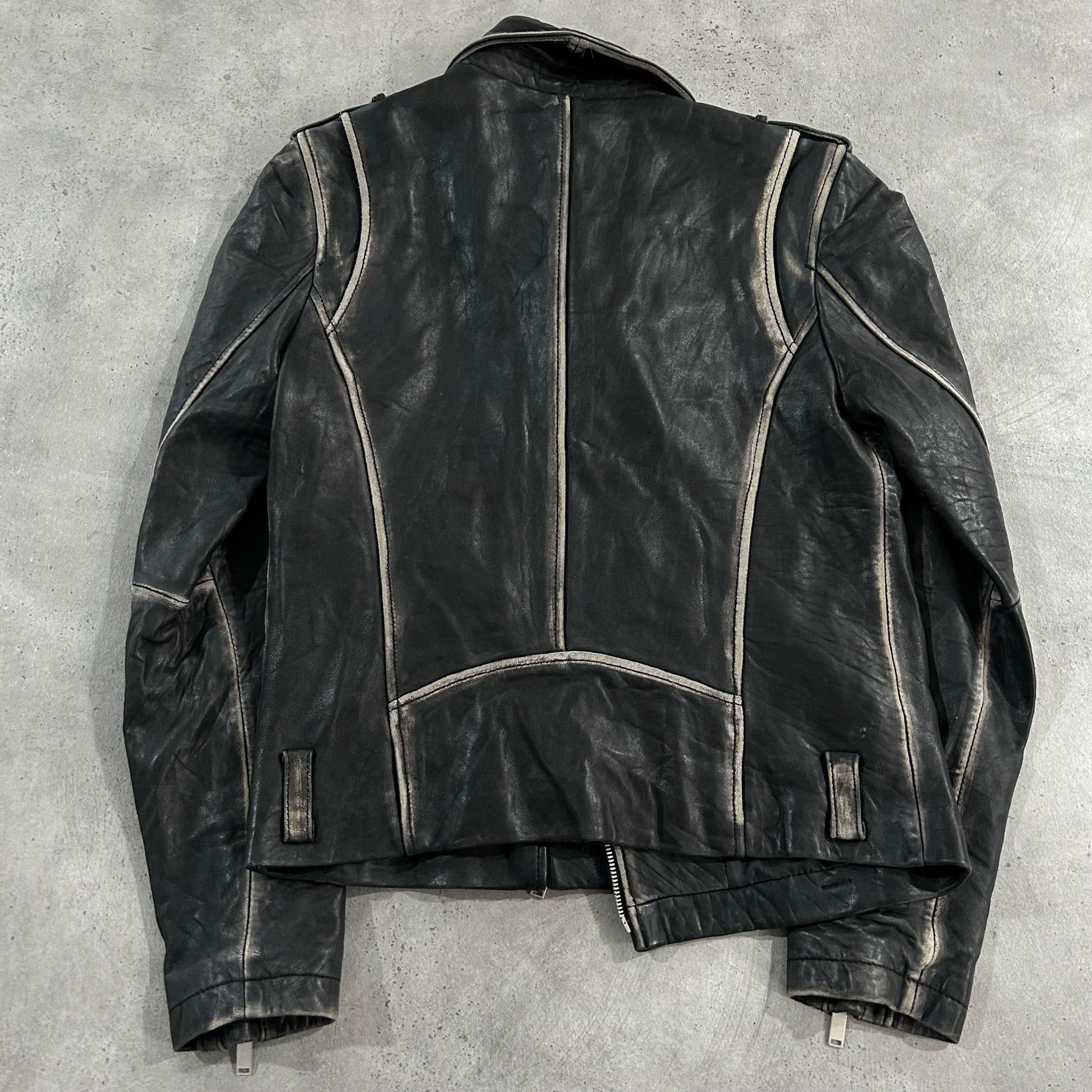 Vintage South Korea Double Rider Leather Jackets
