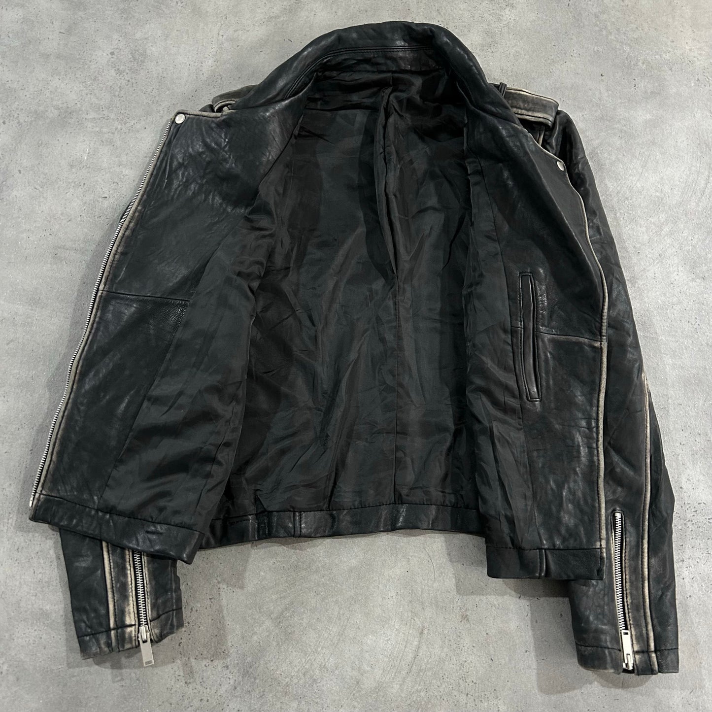 Vintage South Korea Double Rider Leather Jackets