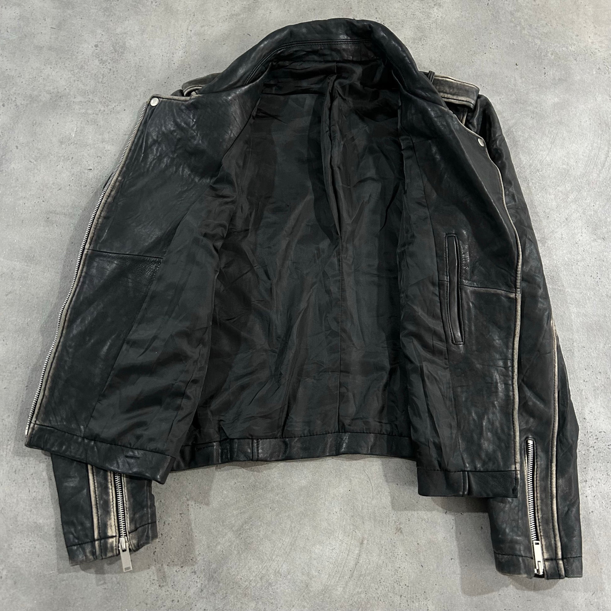 Vintage South Korea Double Rider Leather Jackets