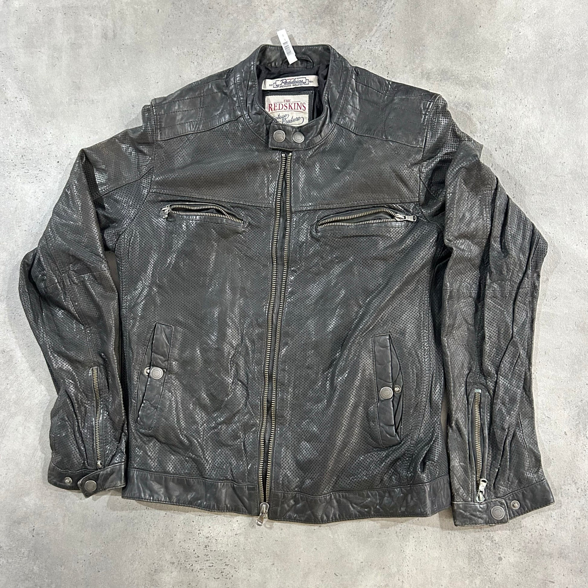 Vintage Redskins Retro Motorcycle Leather Jackets