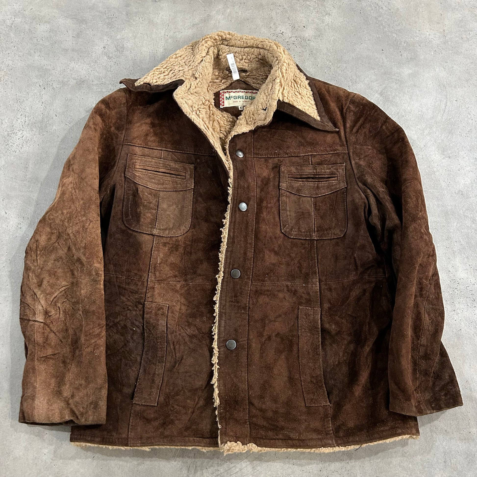 Vintage 70s-90s Taiwan McGREGOR Workwear Leather Jackets