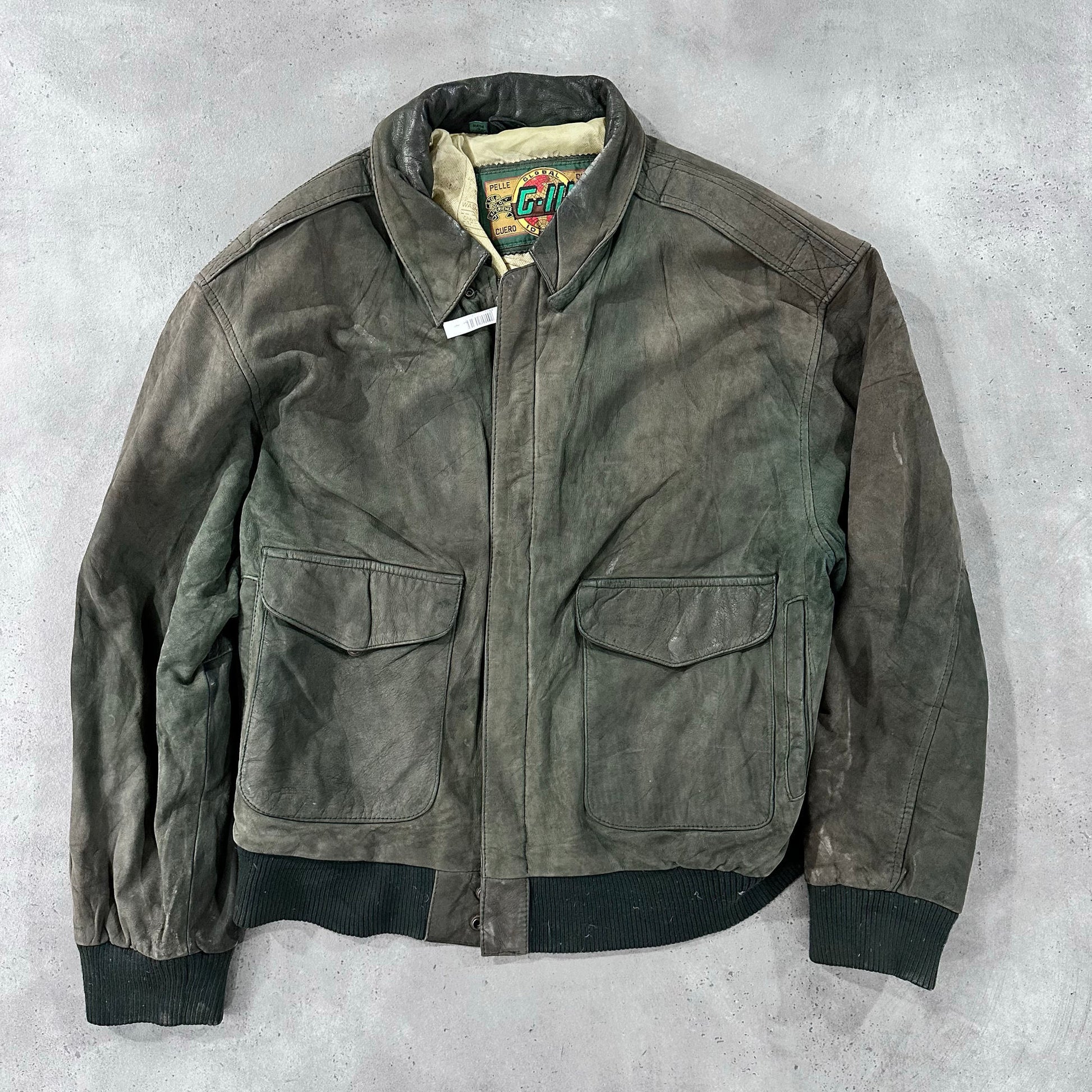 Vintage 70s-90s South Korea Military A-2 Leather Jackets