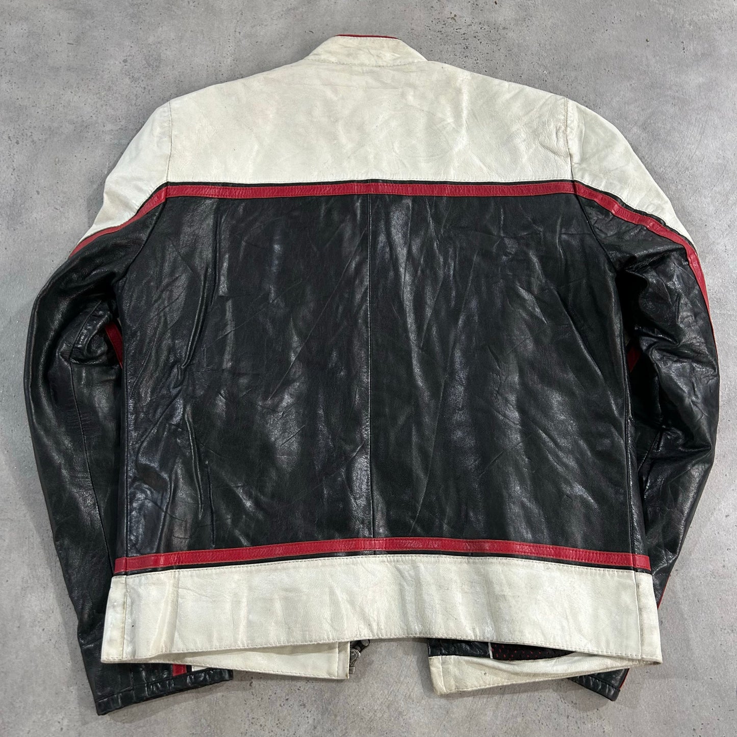Vintage Chevignon Retro Motorcycle Leather Jackets
