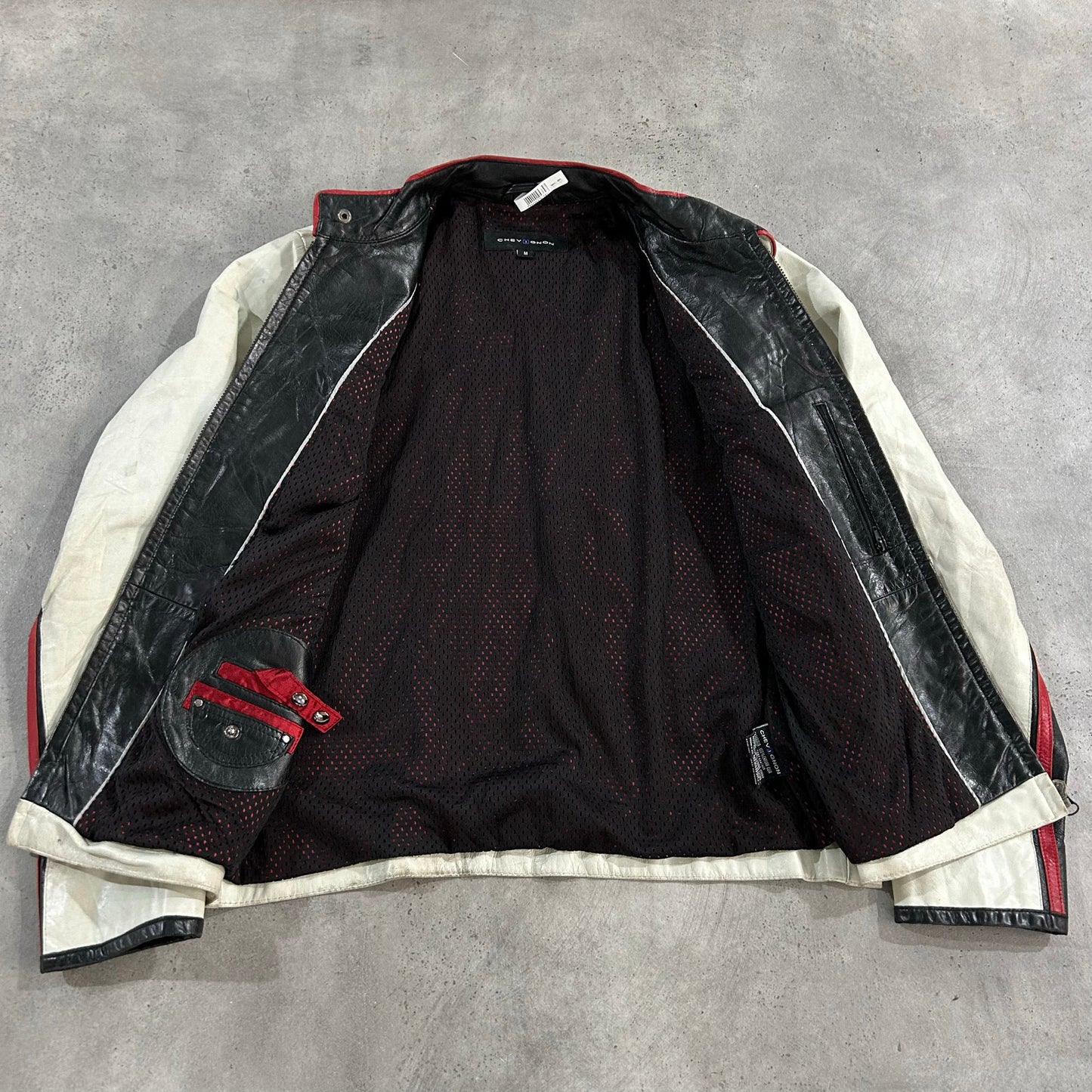 Vintage Chevignon Retro Motorcycle Leather Jackets