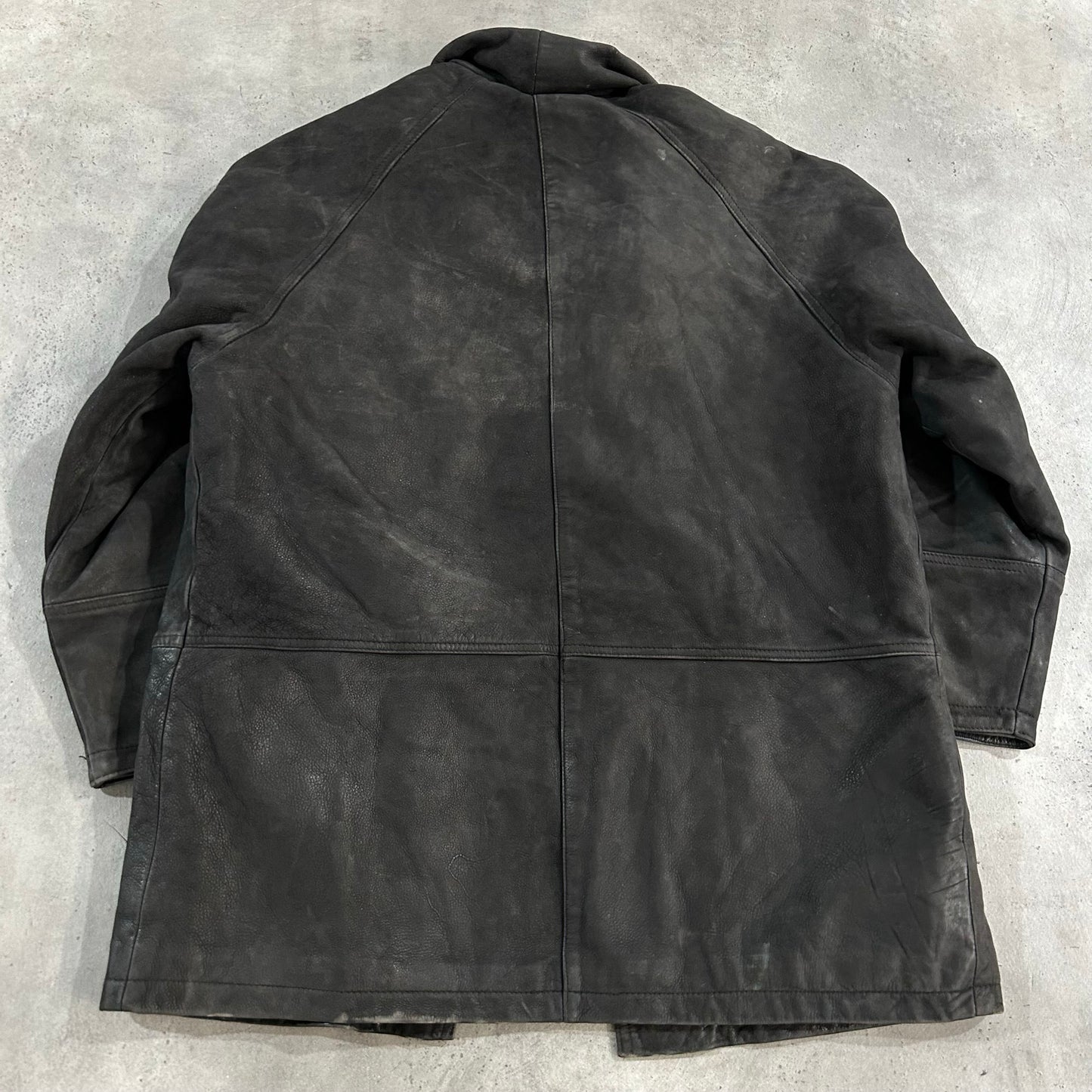 Vintage 70s-90s France Redskins Workwear Mid-Length Leather Jackets