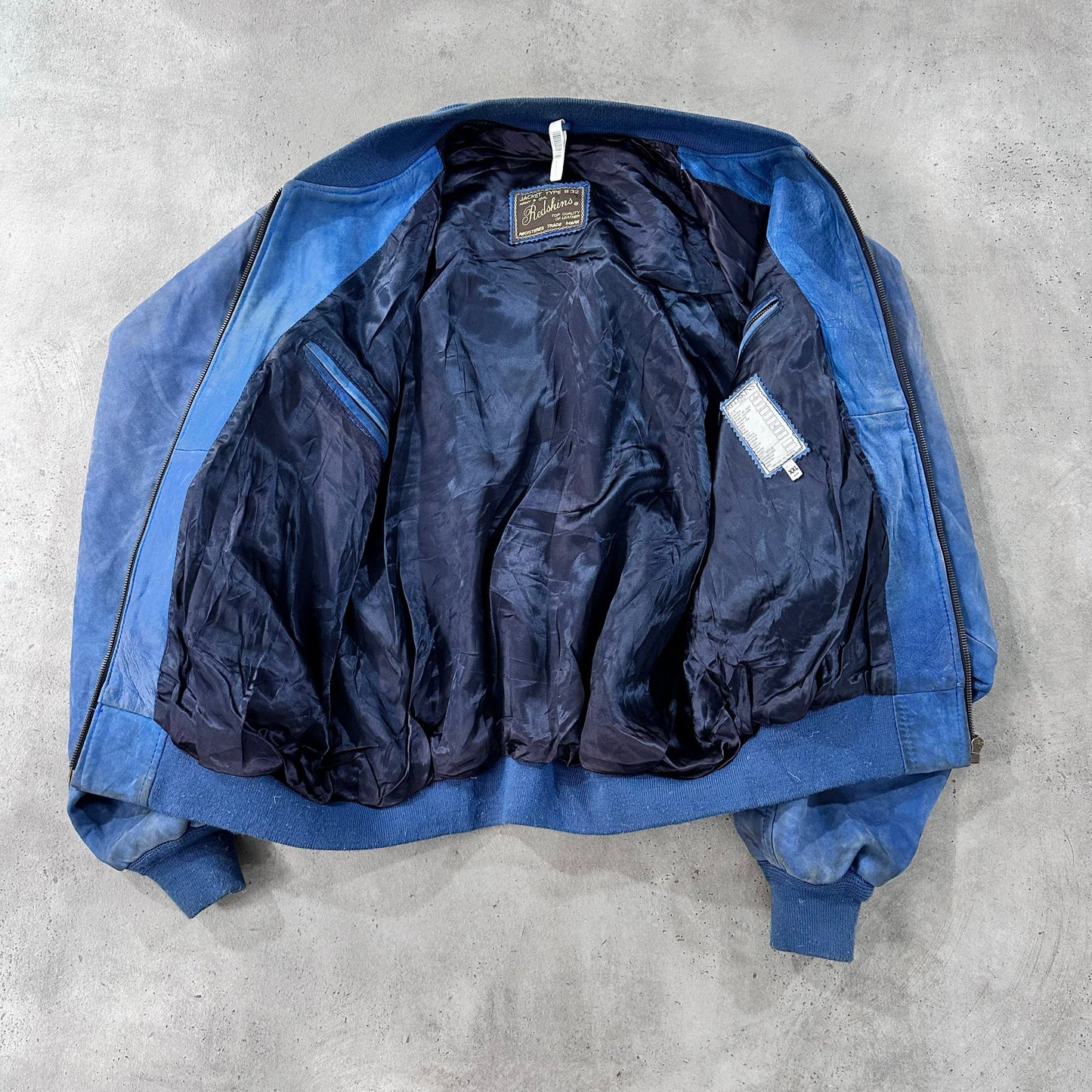 Vintage 70s-90s France Redskins Retro Flight Leather Jackets