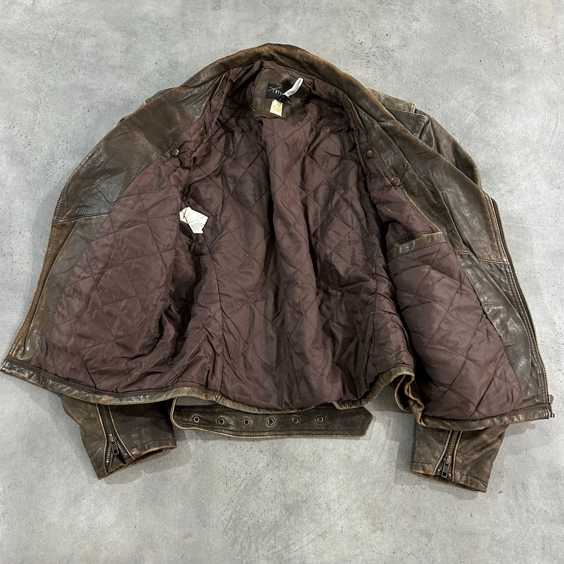 Vintage 70s-90s Canada Triumph Double Rider Leather Jackets