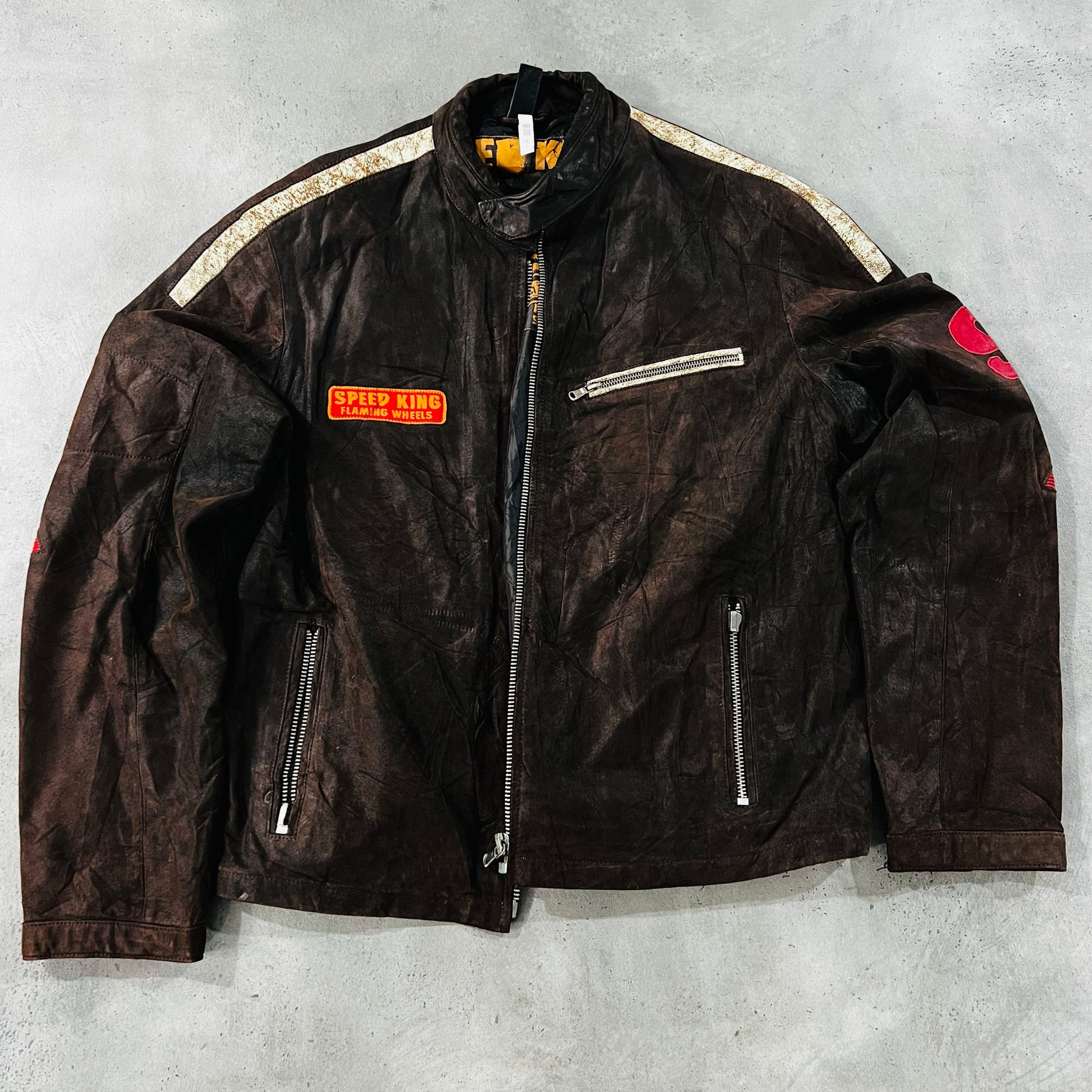 Vintage Diesel Retro Motorcycle Leather Jackets