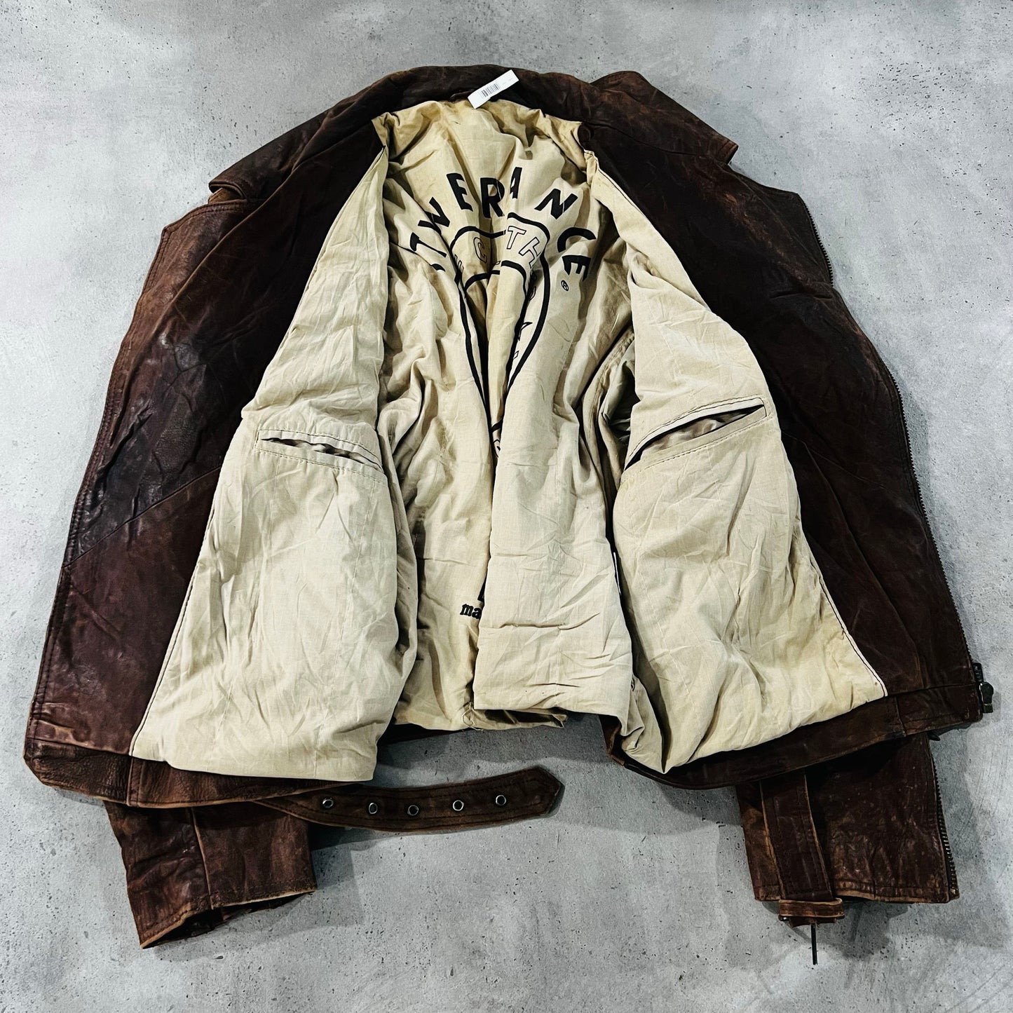 Vintage 70s-90s France Chevignon Retro Double Rider Leather Jackets