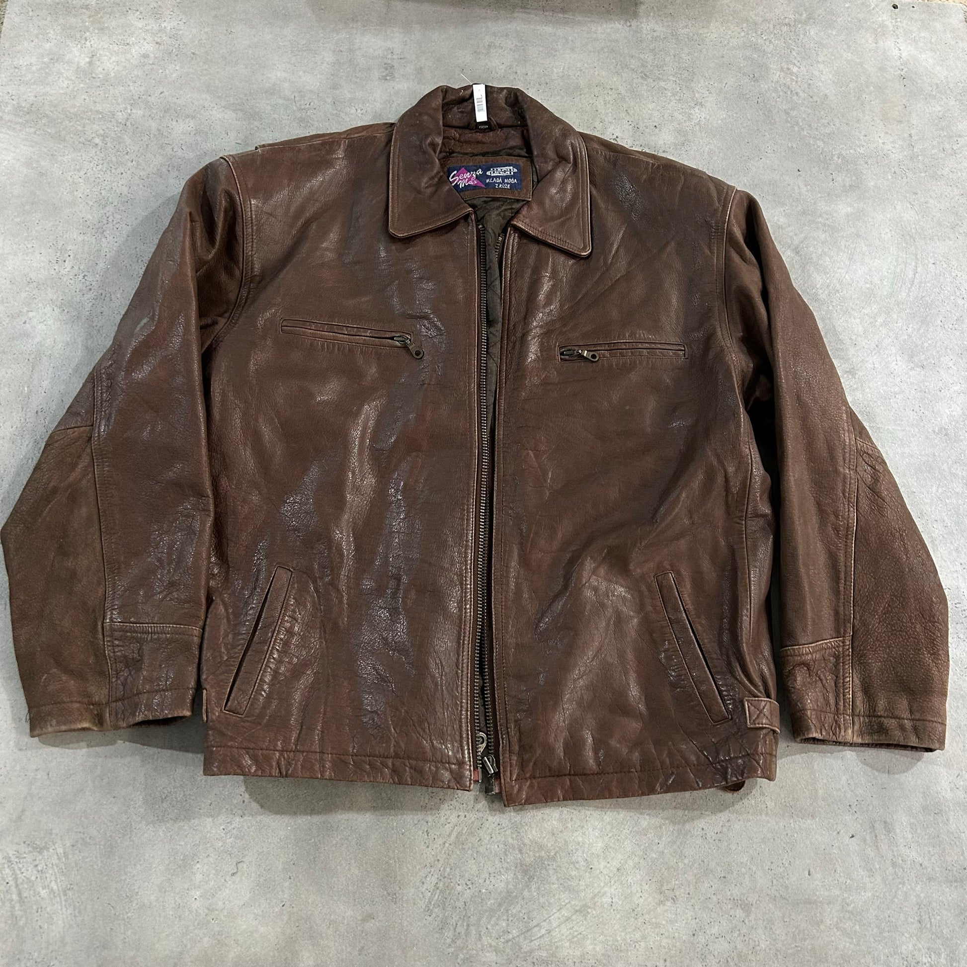 Vintage 70s-90s Czechoslovakia Leather Jackets