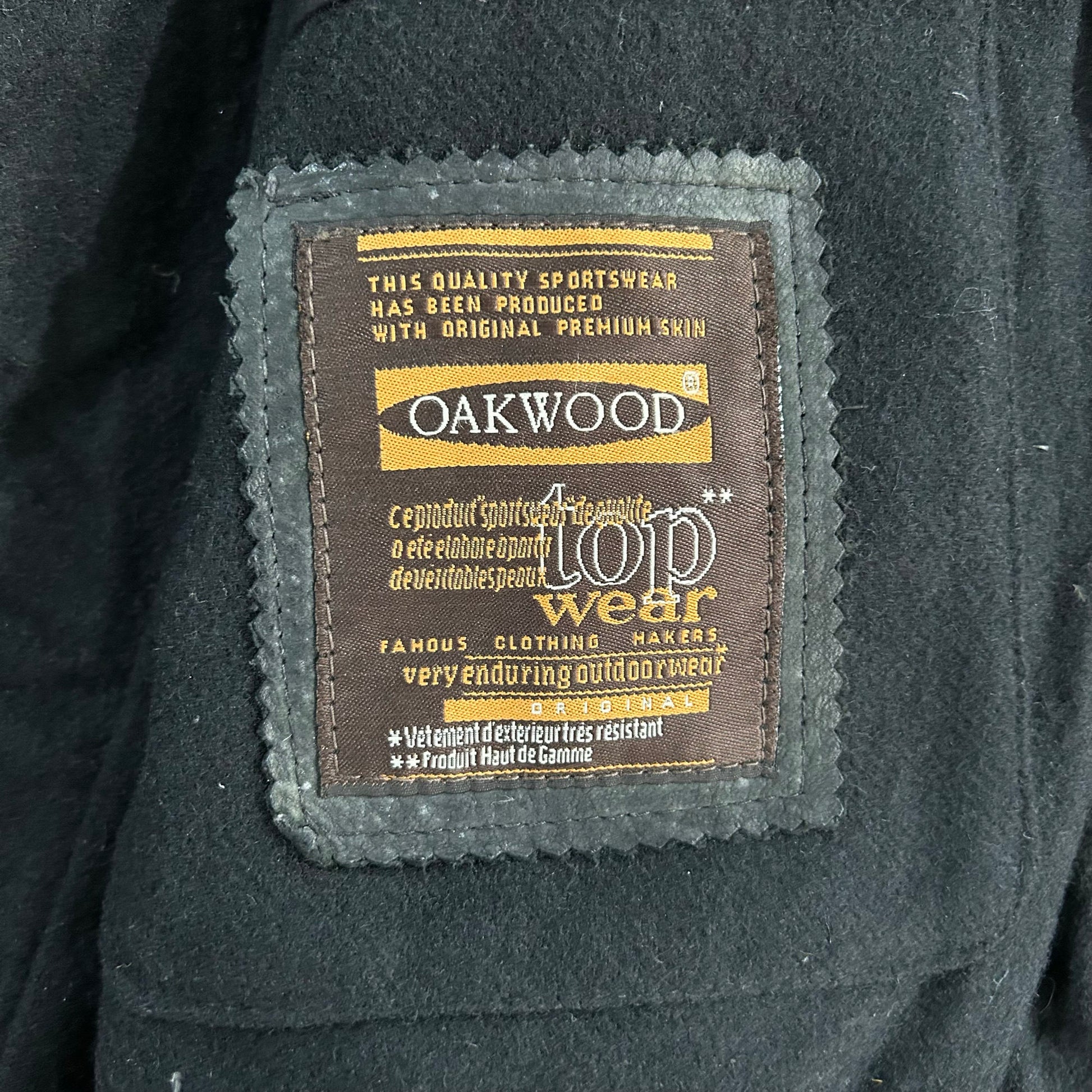 Vintage 70s-90s Oakwood Mid-Length Leather Jackets
