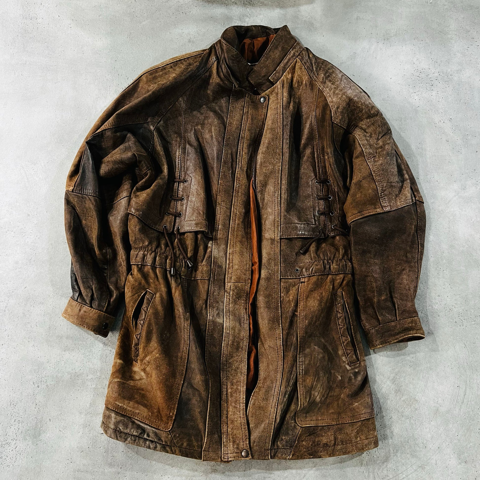 Vintage 70s-90s Oakwood Mid-Length Leather Jackets