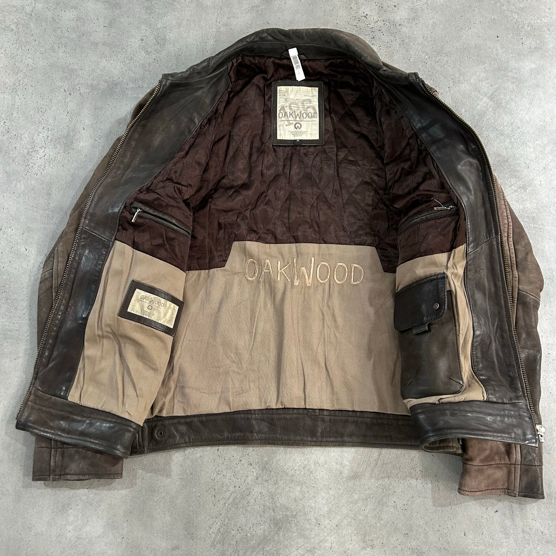 Vintage Oakwood Retro Leather Jackets