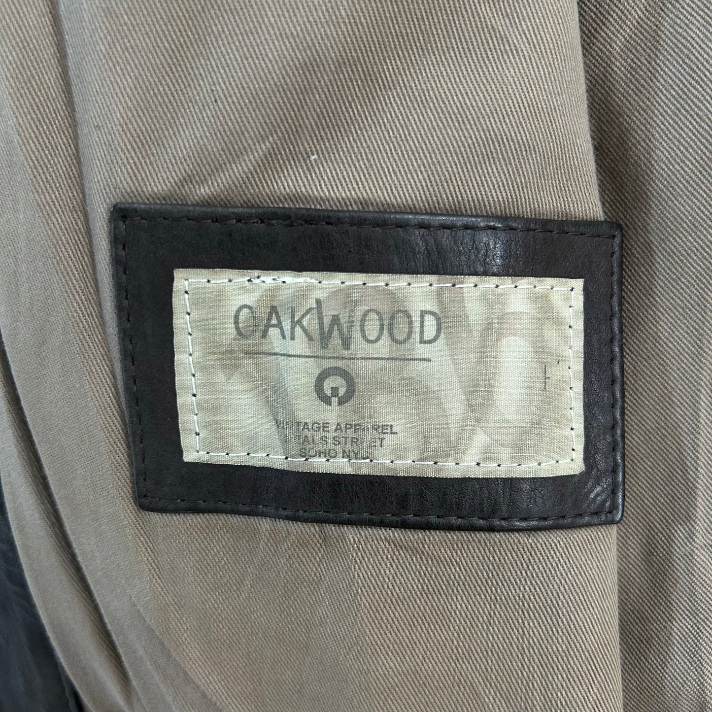 Vintage Oakwood Retro Leather Jackets