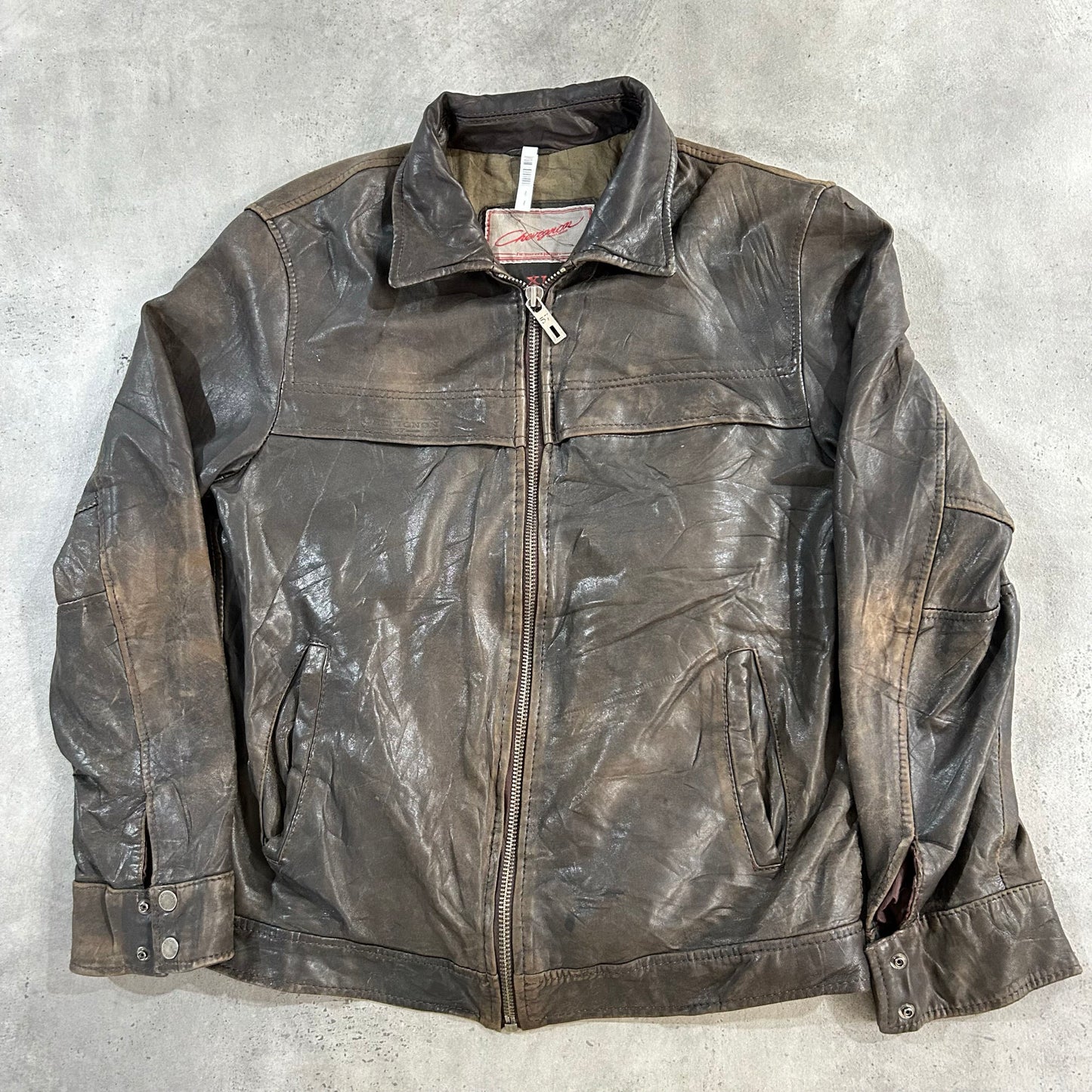 Vintage 70s-90s Chevignon Retro Leather Jackets