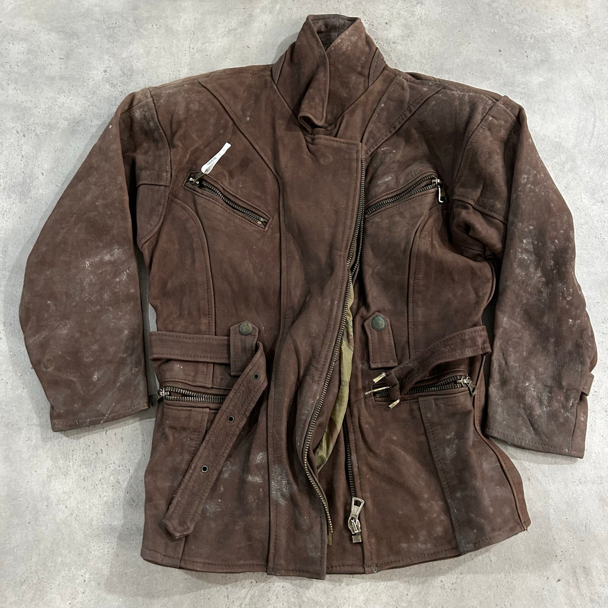 Vintage 70s-90s Italy Double Rider Leather Jackets