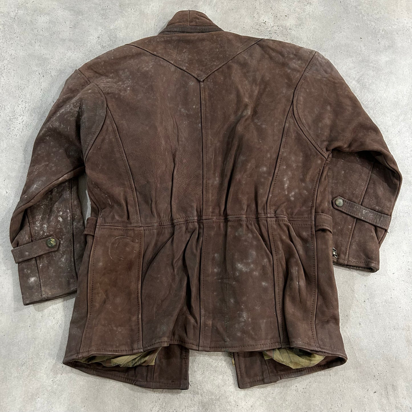 Vintage 70s-90s Italy Double Rider Leather Jackets