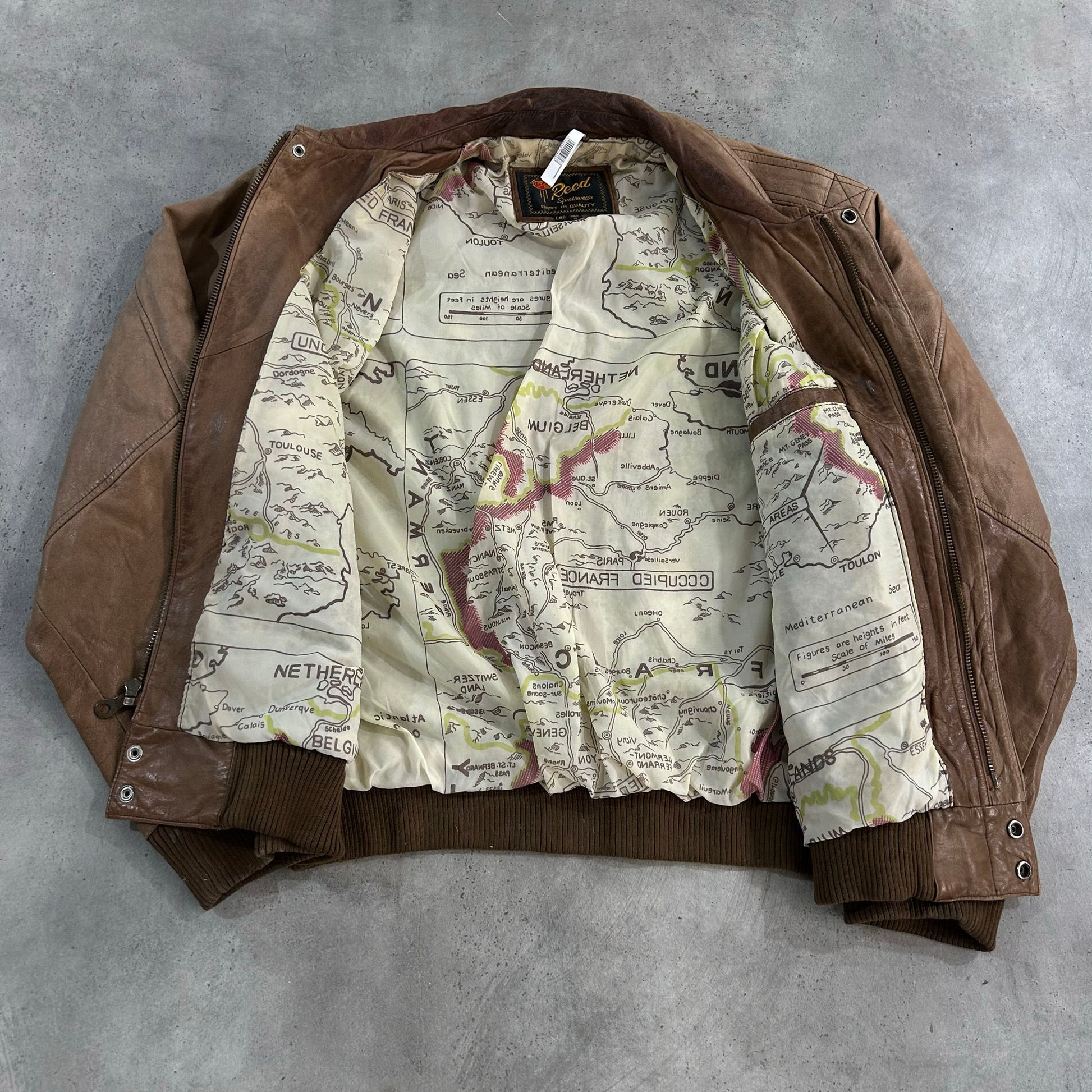 Vintage 70s-90s South Korea Military A-2 Leather Jackets