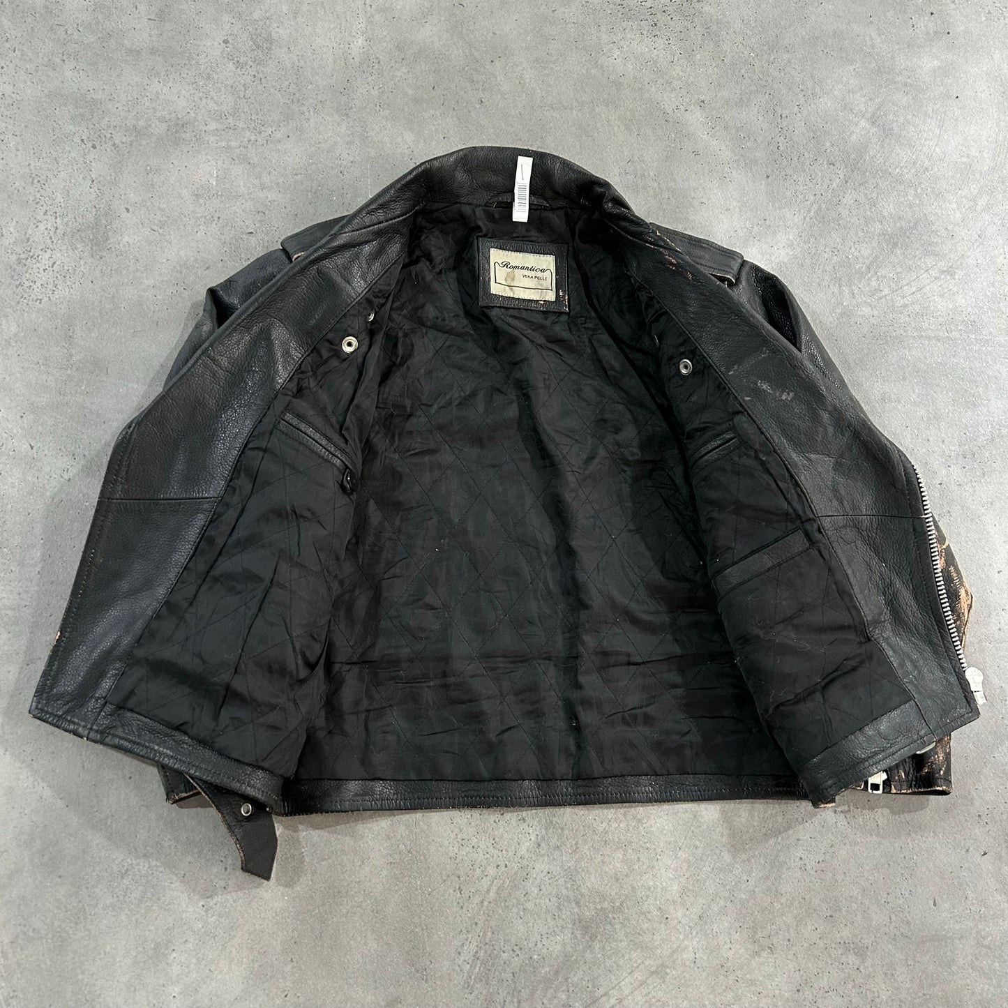 Vintage 70s-90s Italy Double Rider Leather Jackets