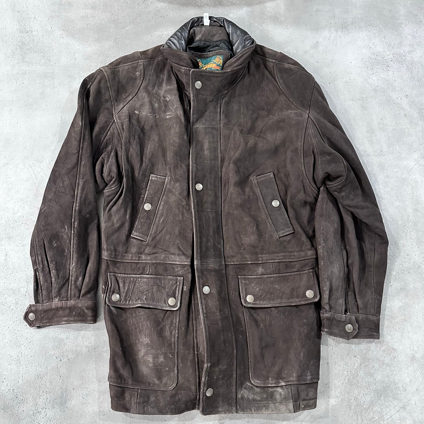 Vintage 70s-90s France Redskins Mid-Length Leather Jackets