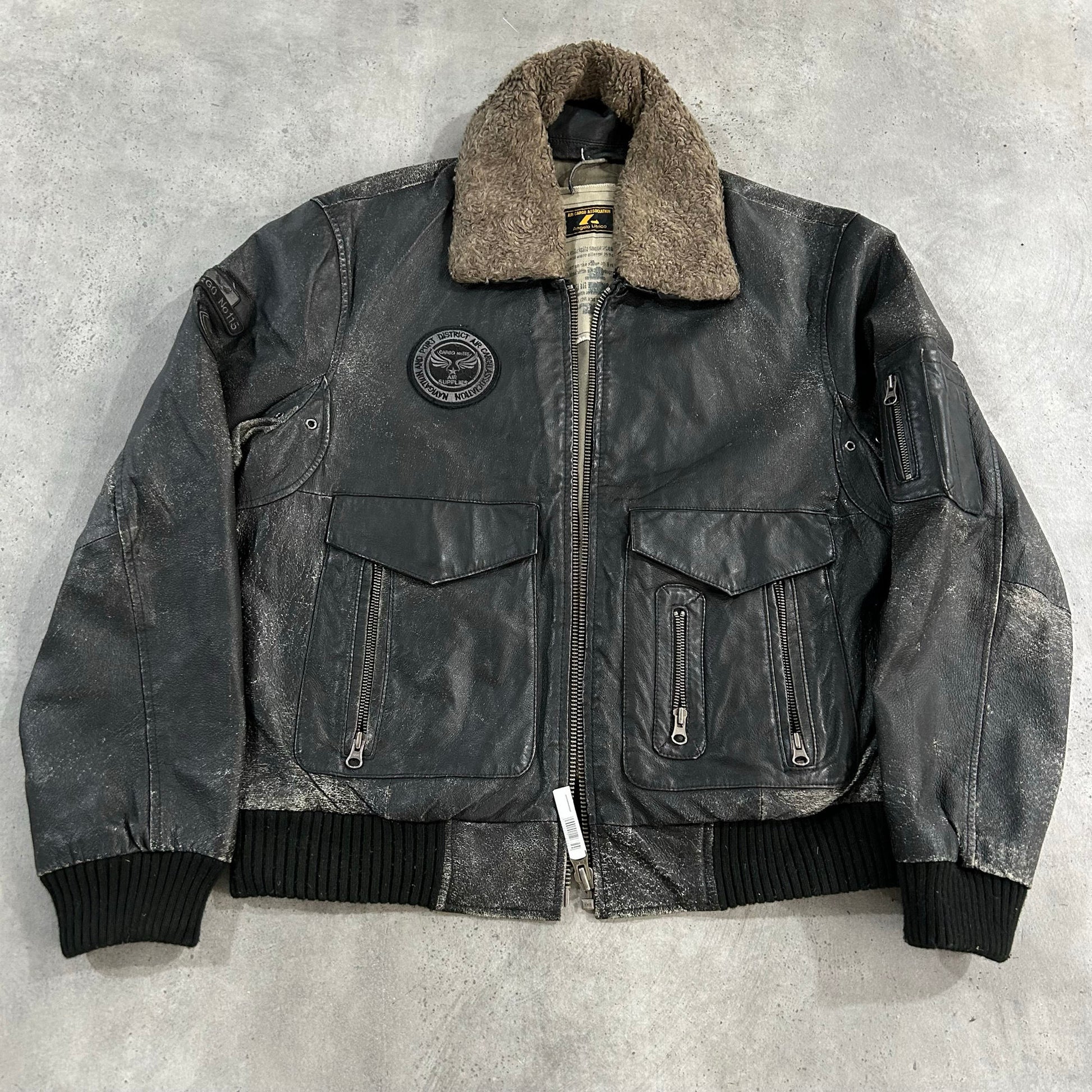 Vintage 70s-90s Military Flight Leather Jackets