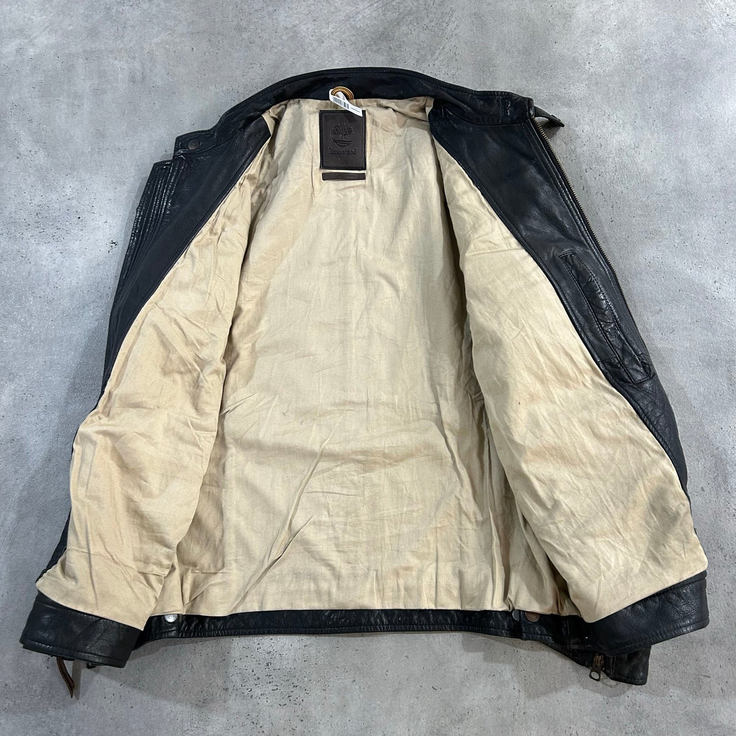 Vintage Timberland Retro Motorcycle Leather Jackets