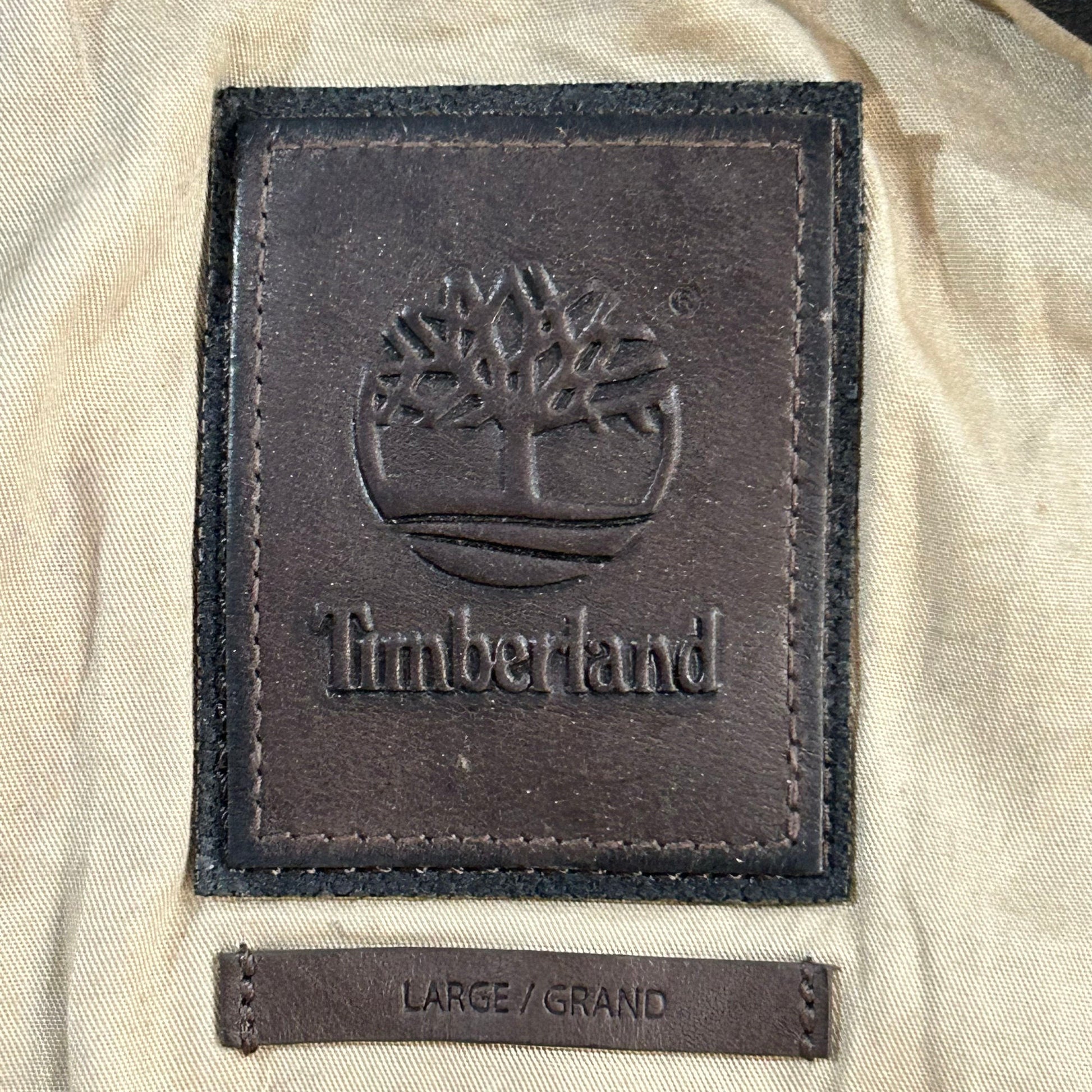 Vintage Timberland Retro Motorcycle Leather Jackets