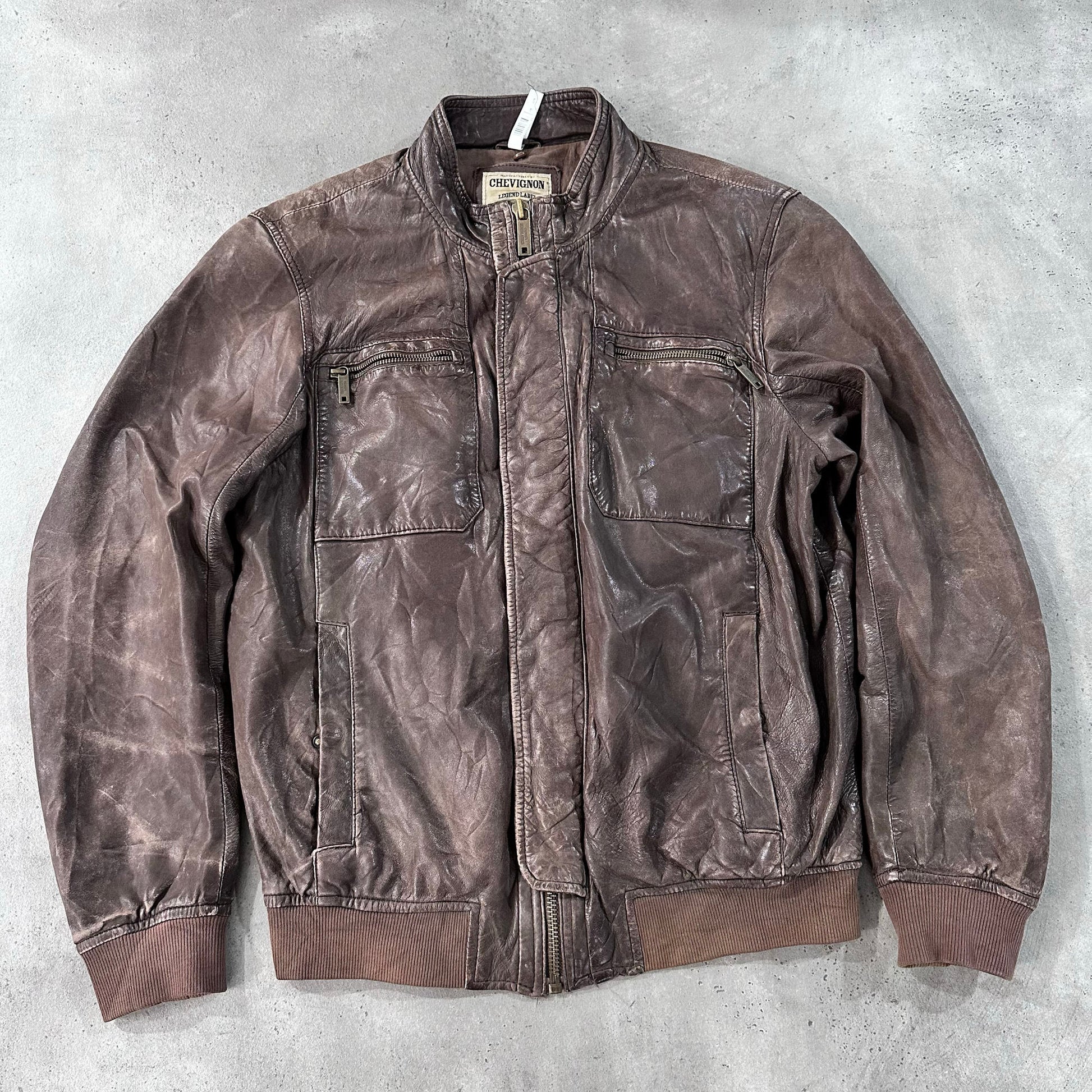 Vintage 70s-90s Chevignon Leather Jackets
