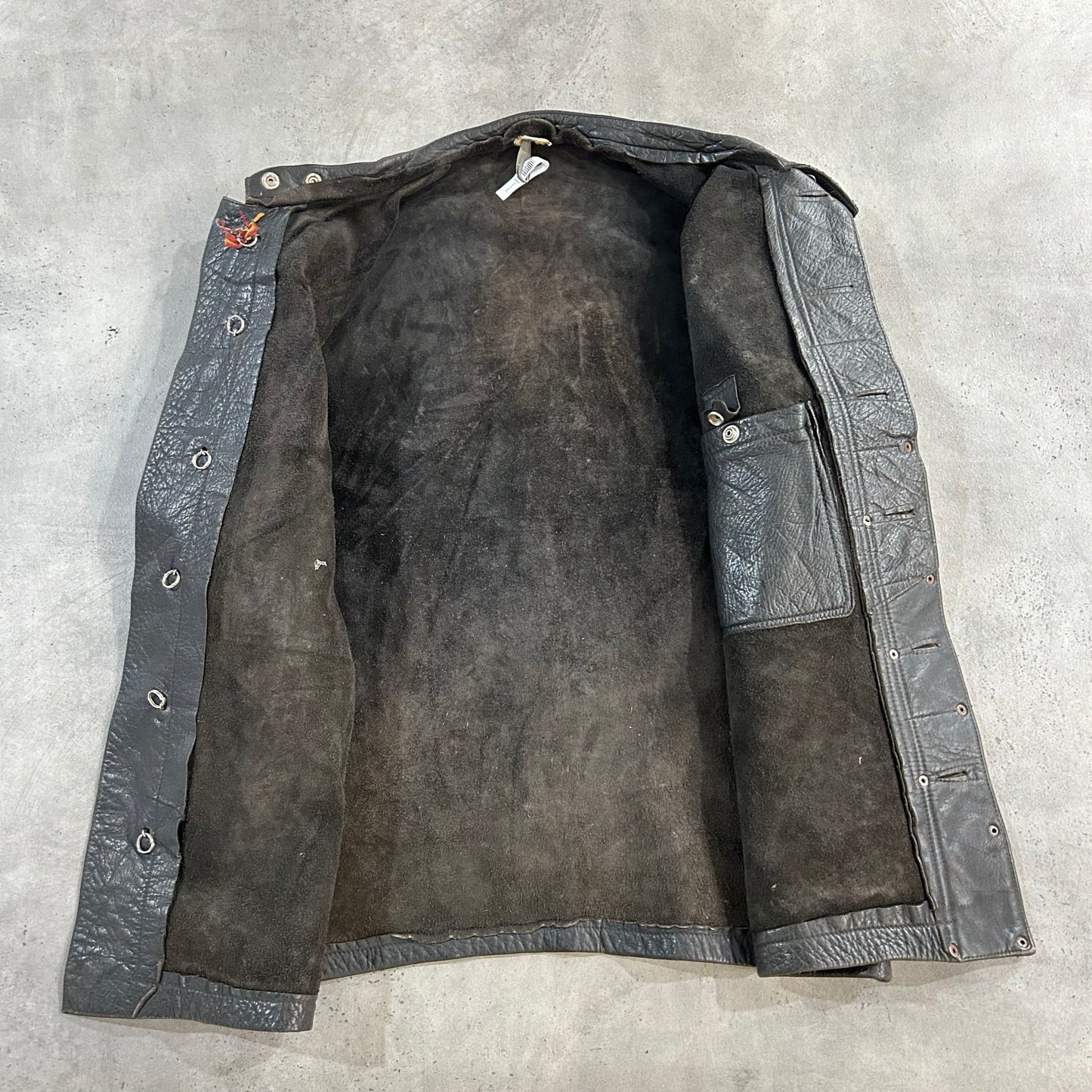 Vintage 50s-60s Sweden Military Leather Jackets