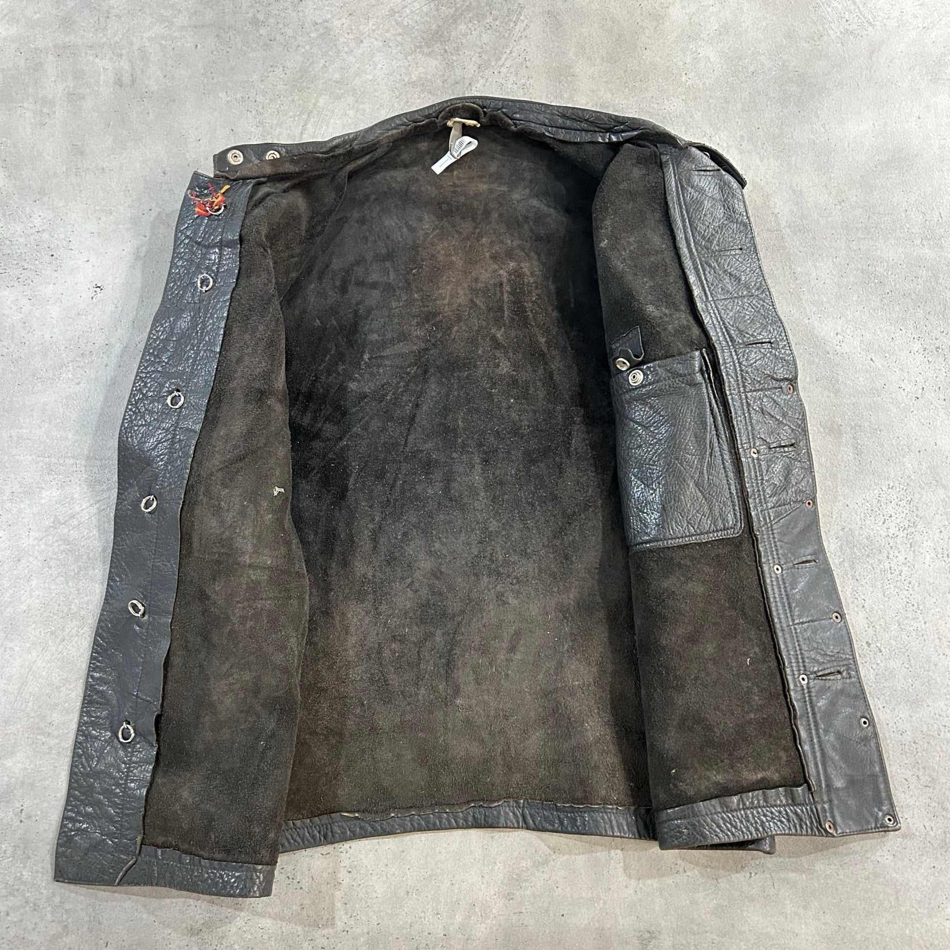Vintage 50s-60s Sweden Military Leather Jackets