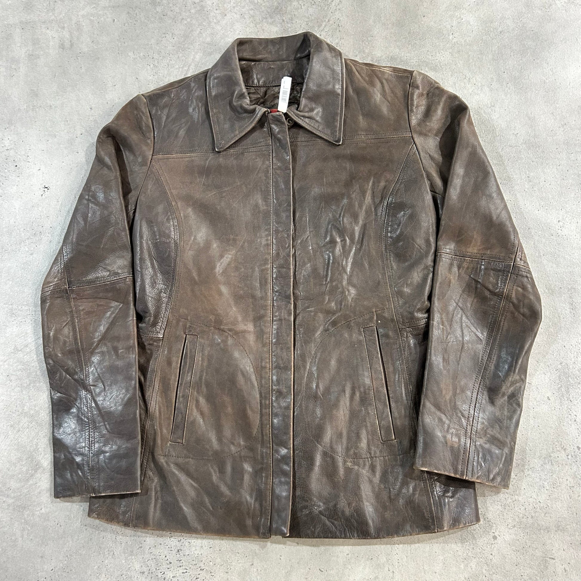 Vintage Redskins Mid-Length Leather Jackets