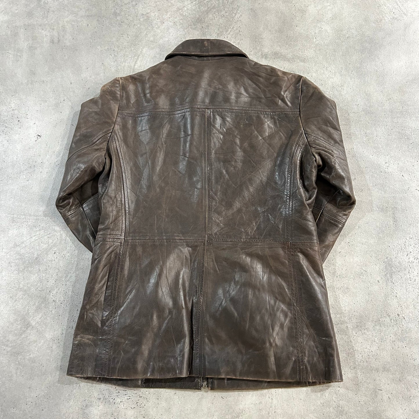 Vintage Redskins Mid-Length Leather Jackets